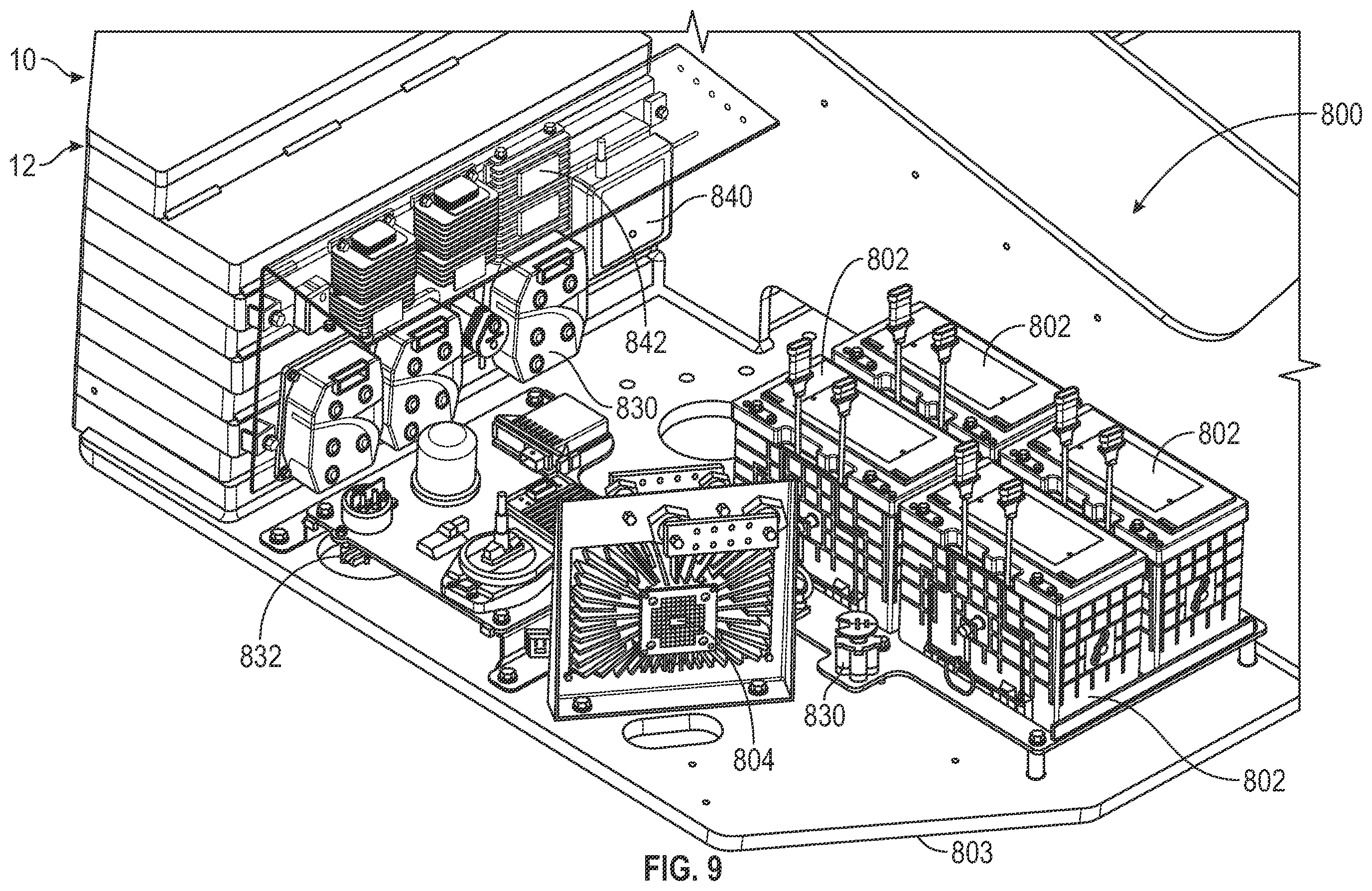 Patent US12552651 Figure 9 – Lift device with deployable operator station