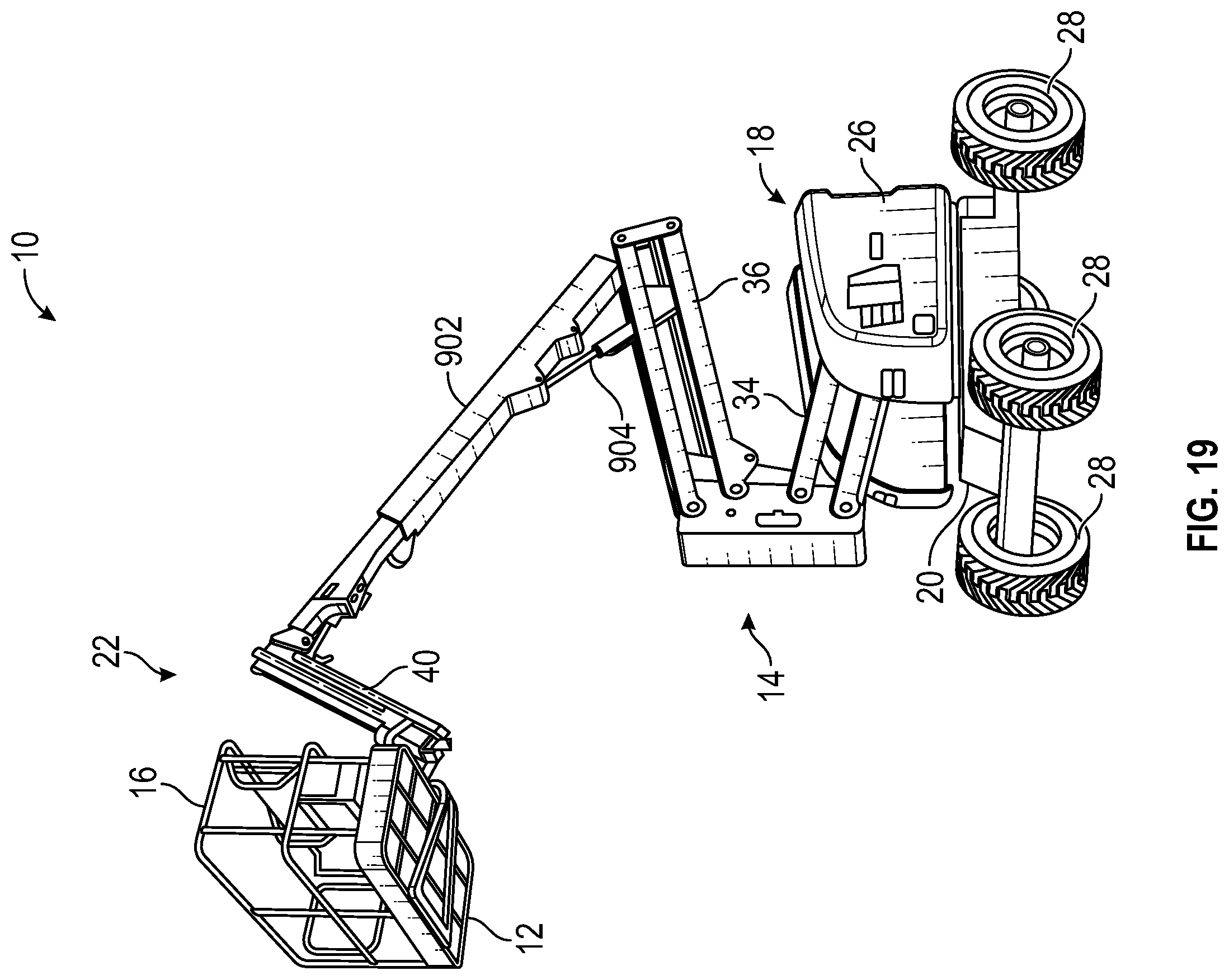 Patent US12552653 Figure 18 – Boom assembly