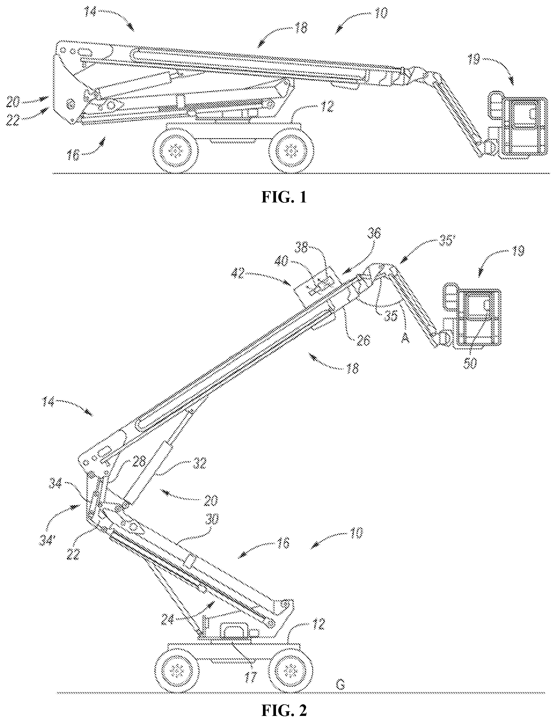 Patent US12552654 Figure 1 – System and method for controlling a movement function of a machine