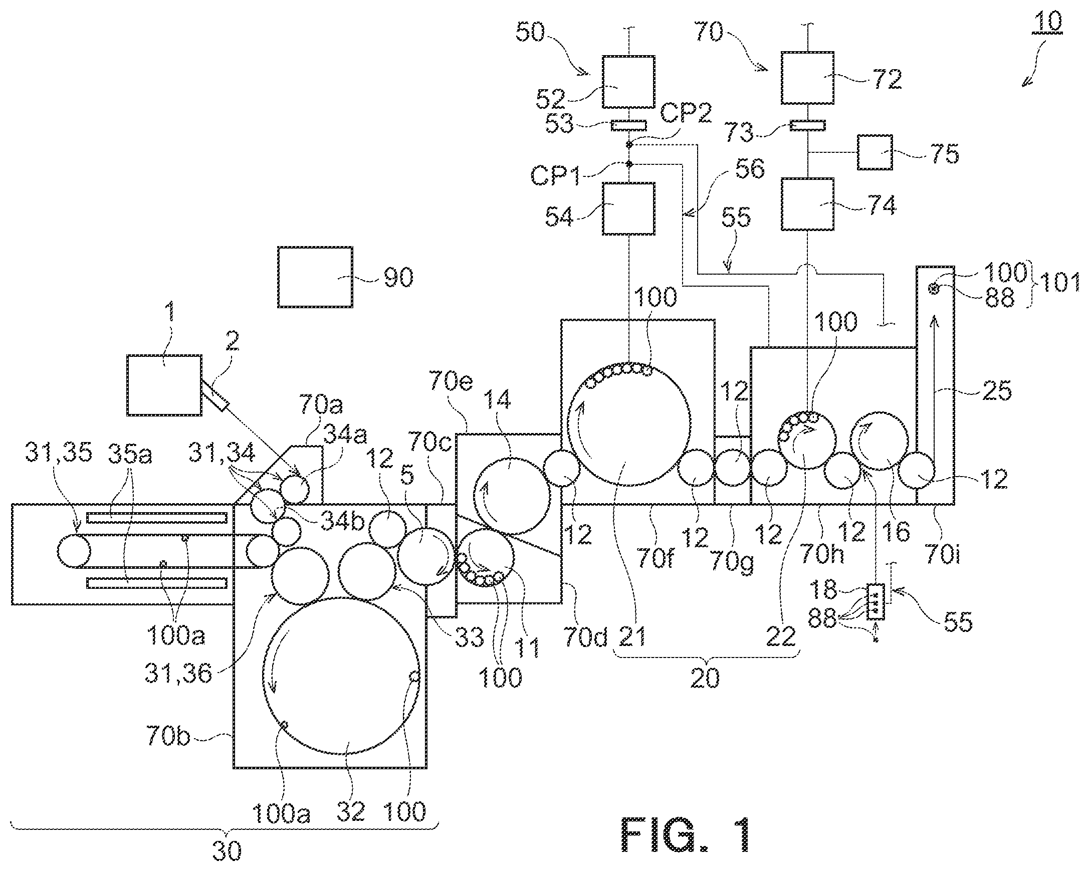 Patent US12552656 — Content-filling system and sterilizing method — Figure 1