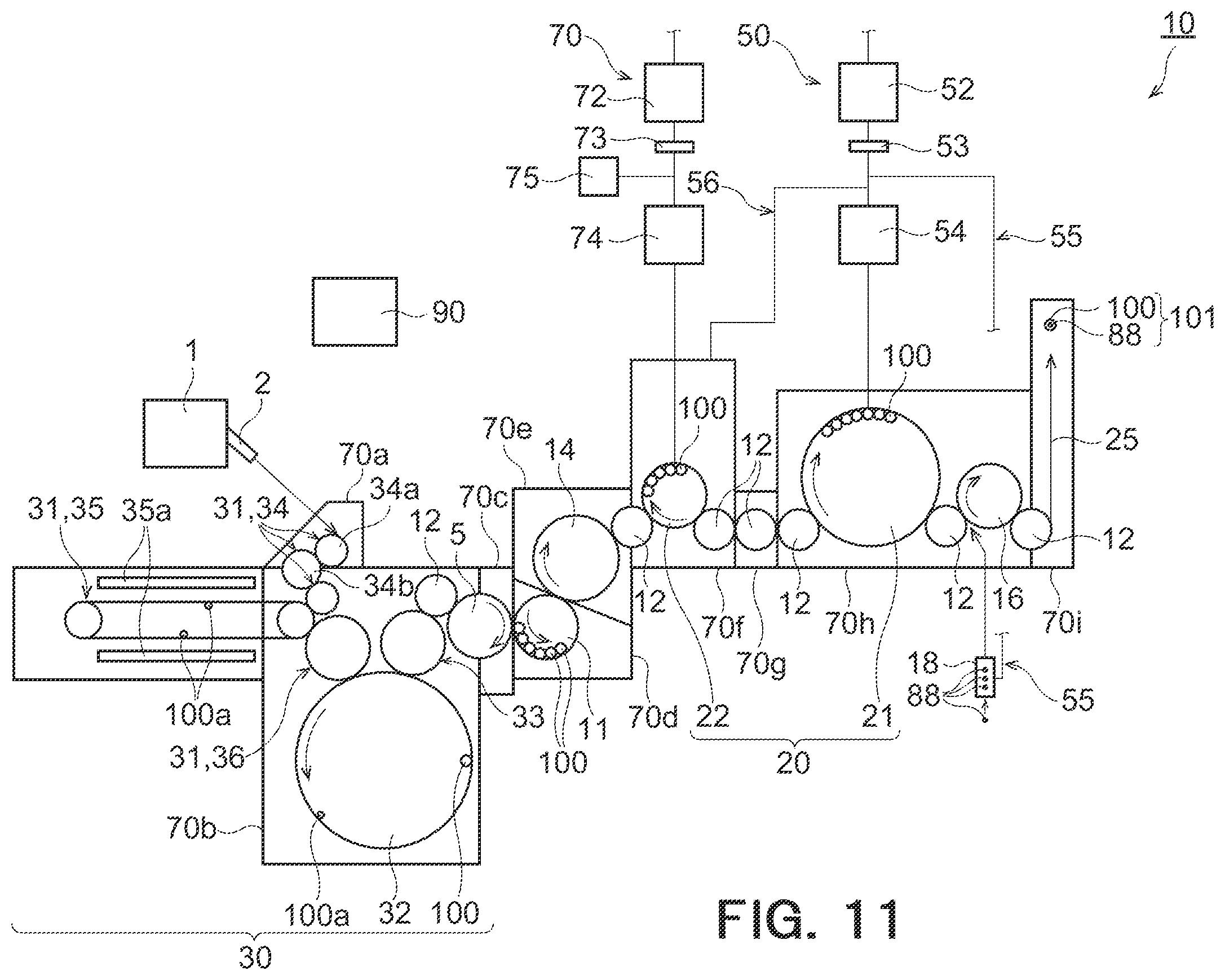 Patent US12552656 Figure 12 – Content-filling system and sterilizing method