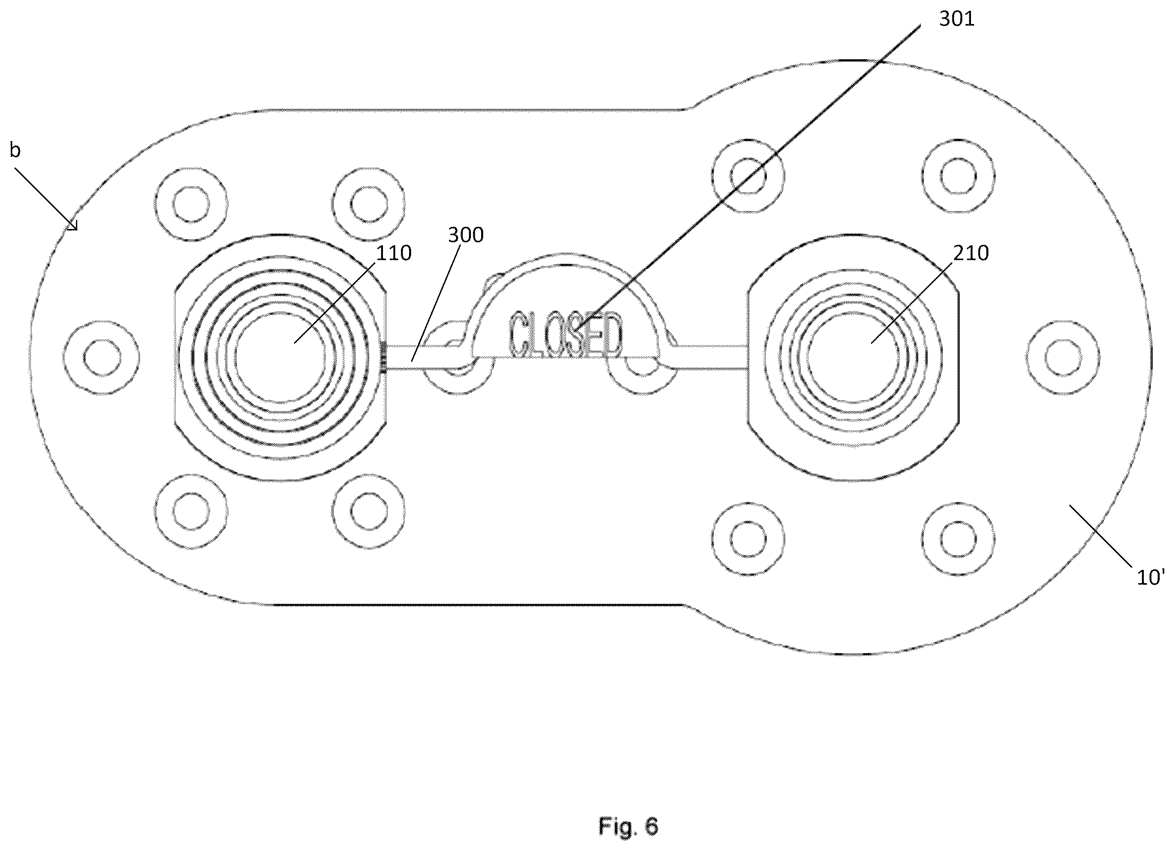 Patent US12552658 Figure 7 – Water port closure assembly