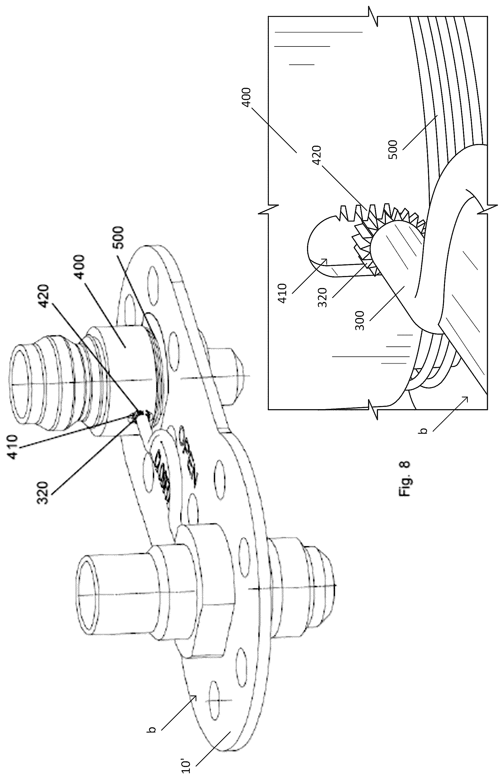 Patent US12552658 Figure 9 – Water port closure assembly