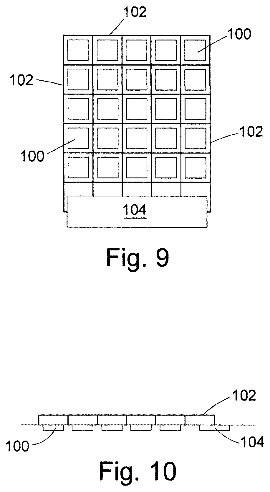 Patent US12552661 Figure 4 – Nanopore array with electrode connectors protected from electrostatic discharge