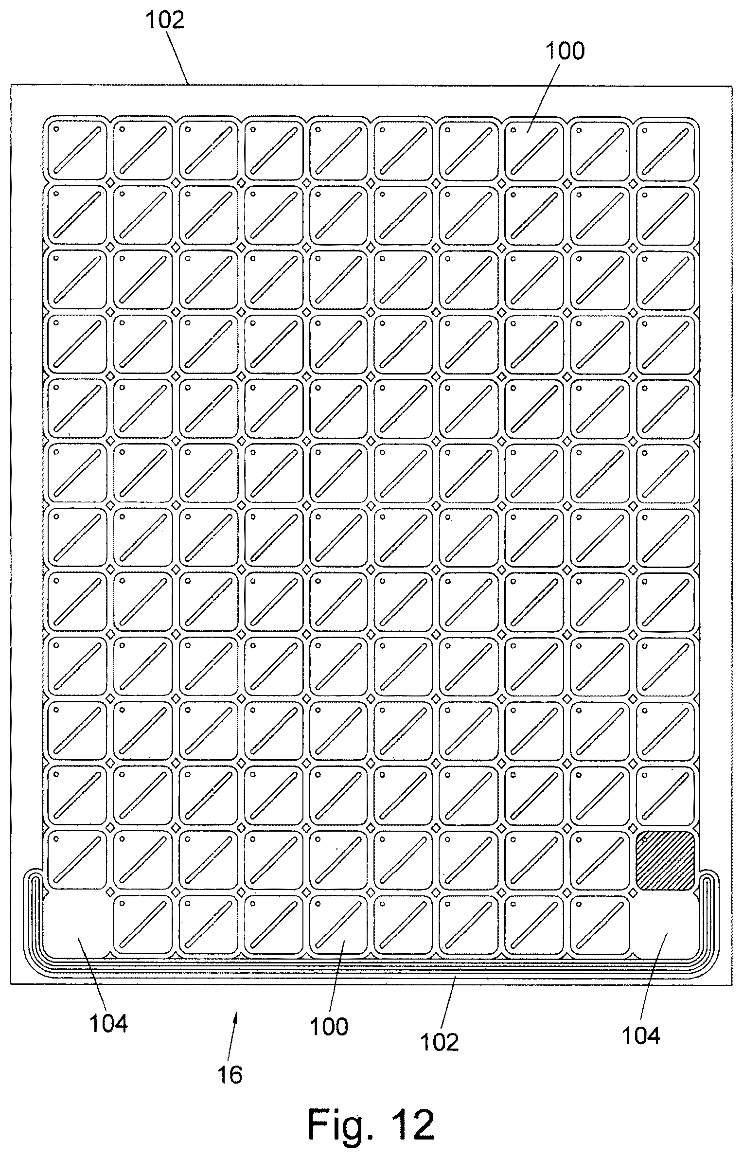 Patent US12552661 Figure 6 – Nanopore array with electrode connectors protected from electrostatic discharge