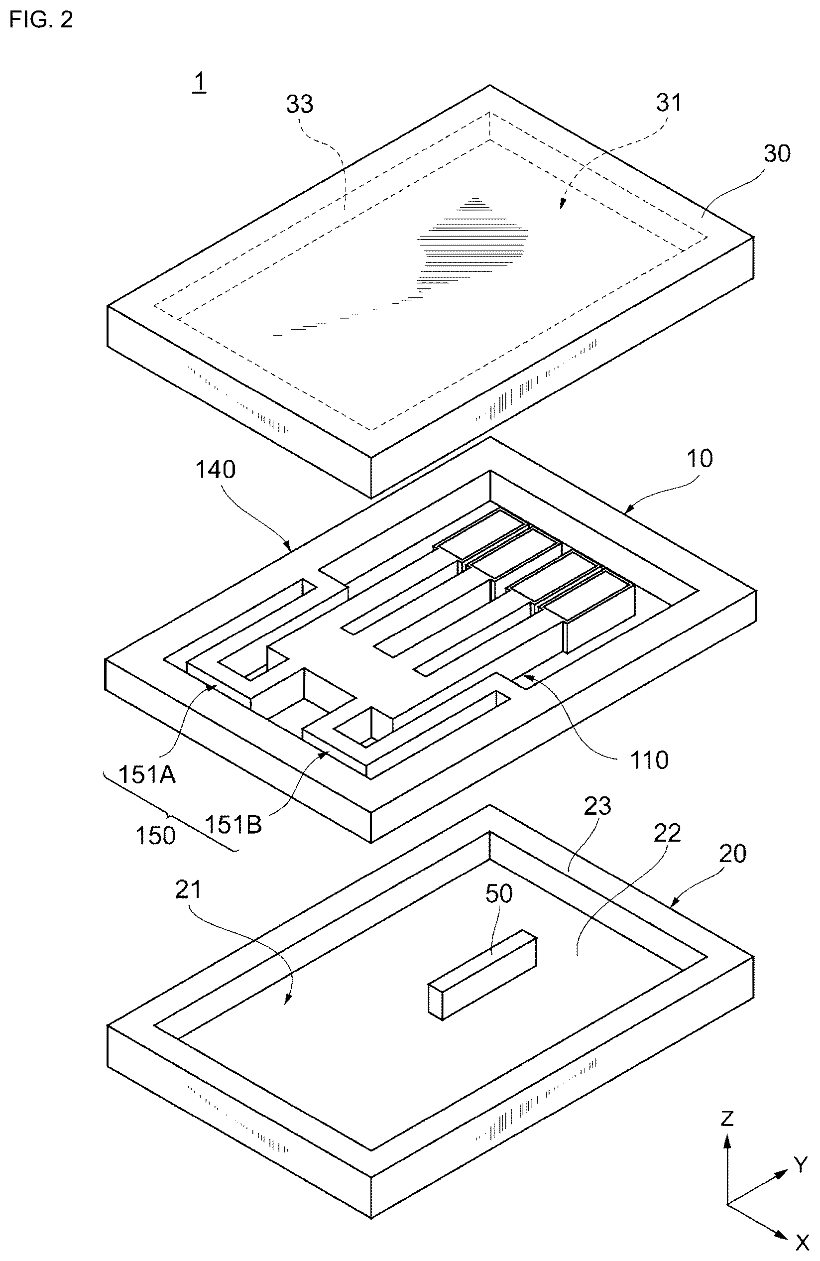 Patent US12552662 Figure 2 – Package structure and method for manufacturing the same
