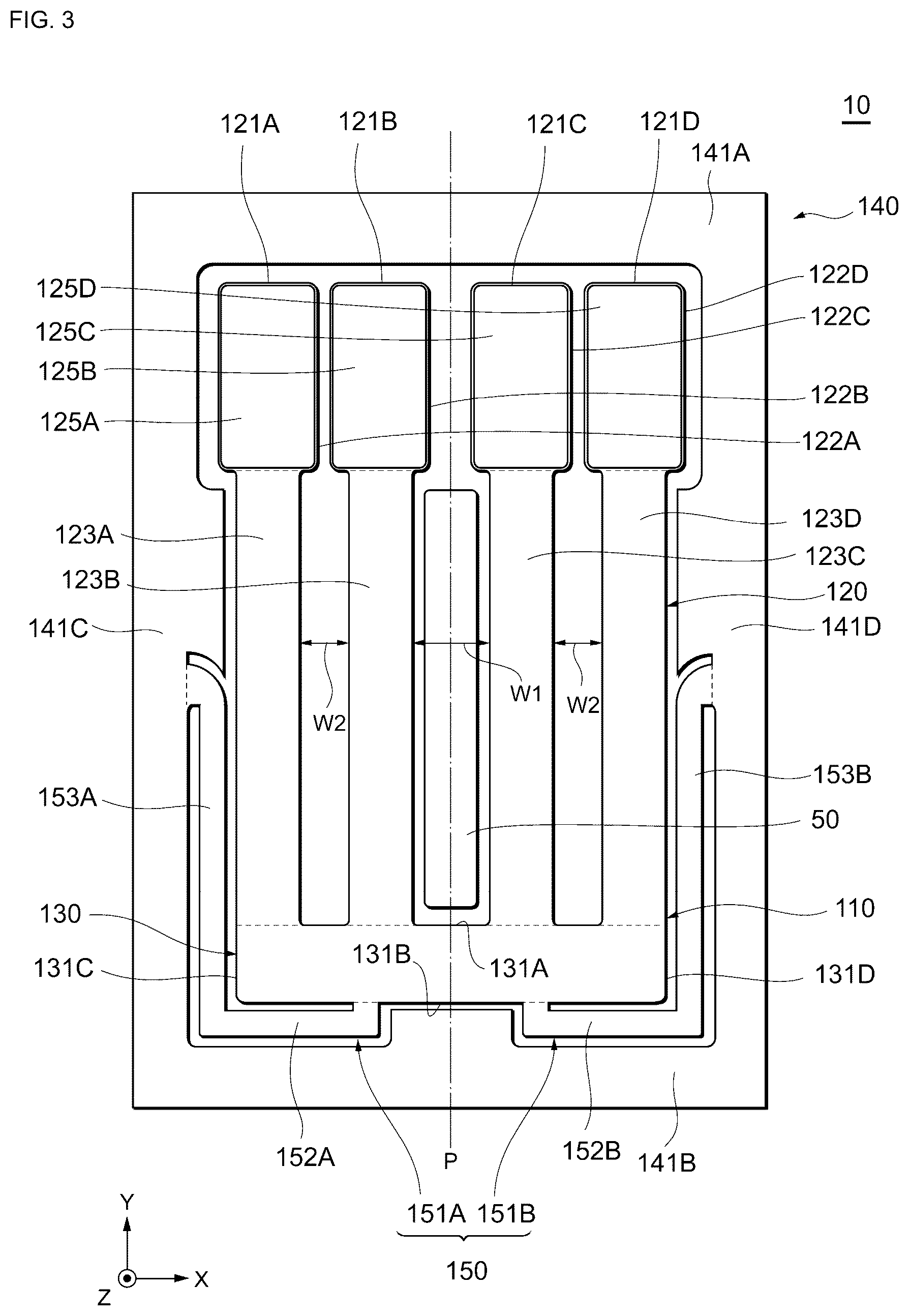Patent US12552662 Figure 3 – Package structure and method for manufacturing the same