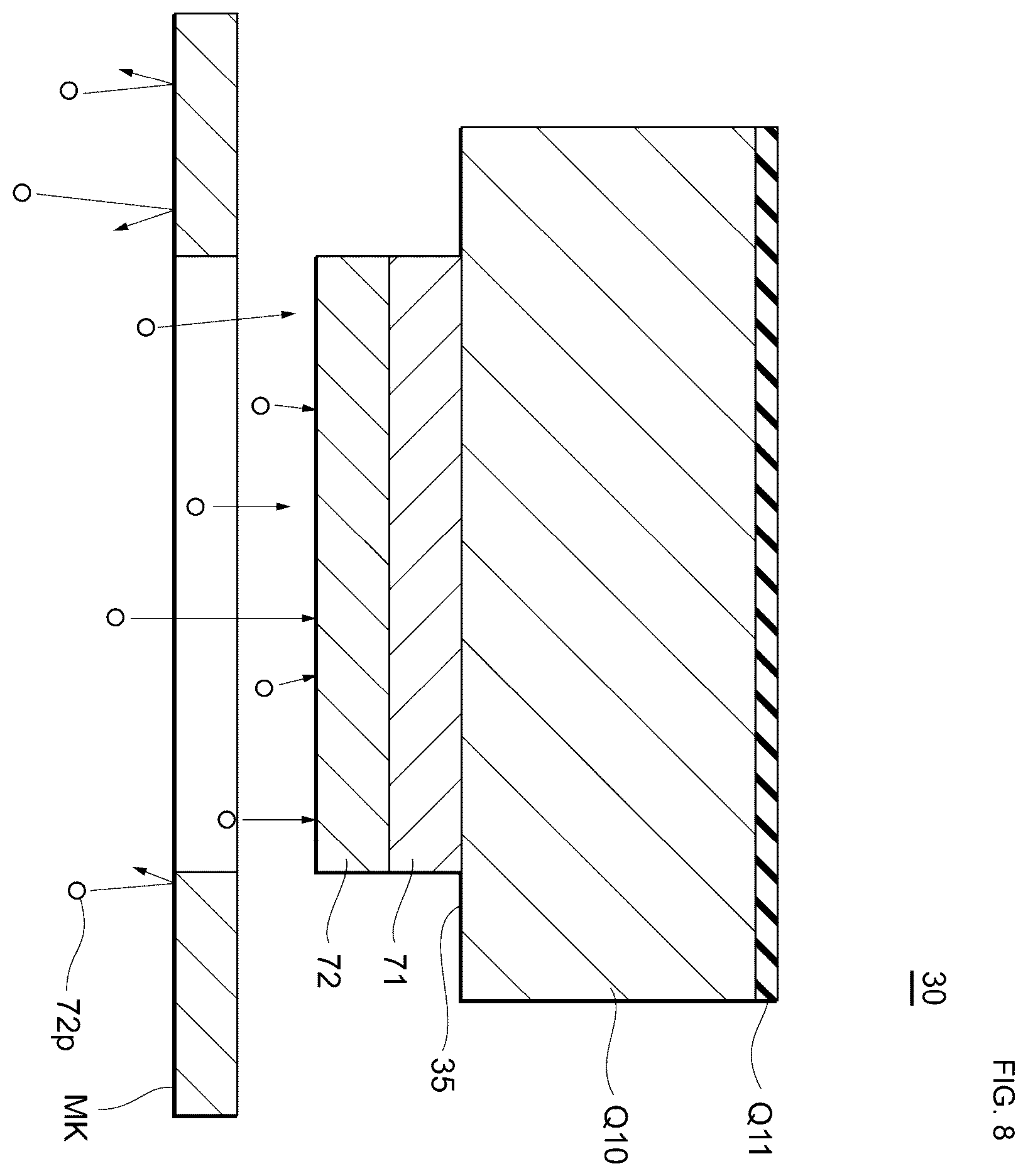 Patent US12552662 Figure 8 – Package structure and method for manufacturing the same