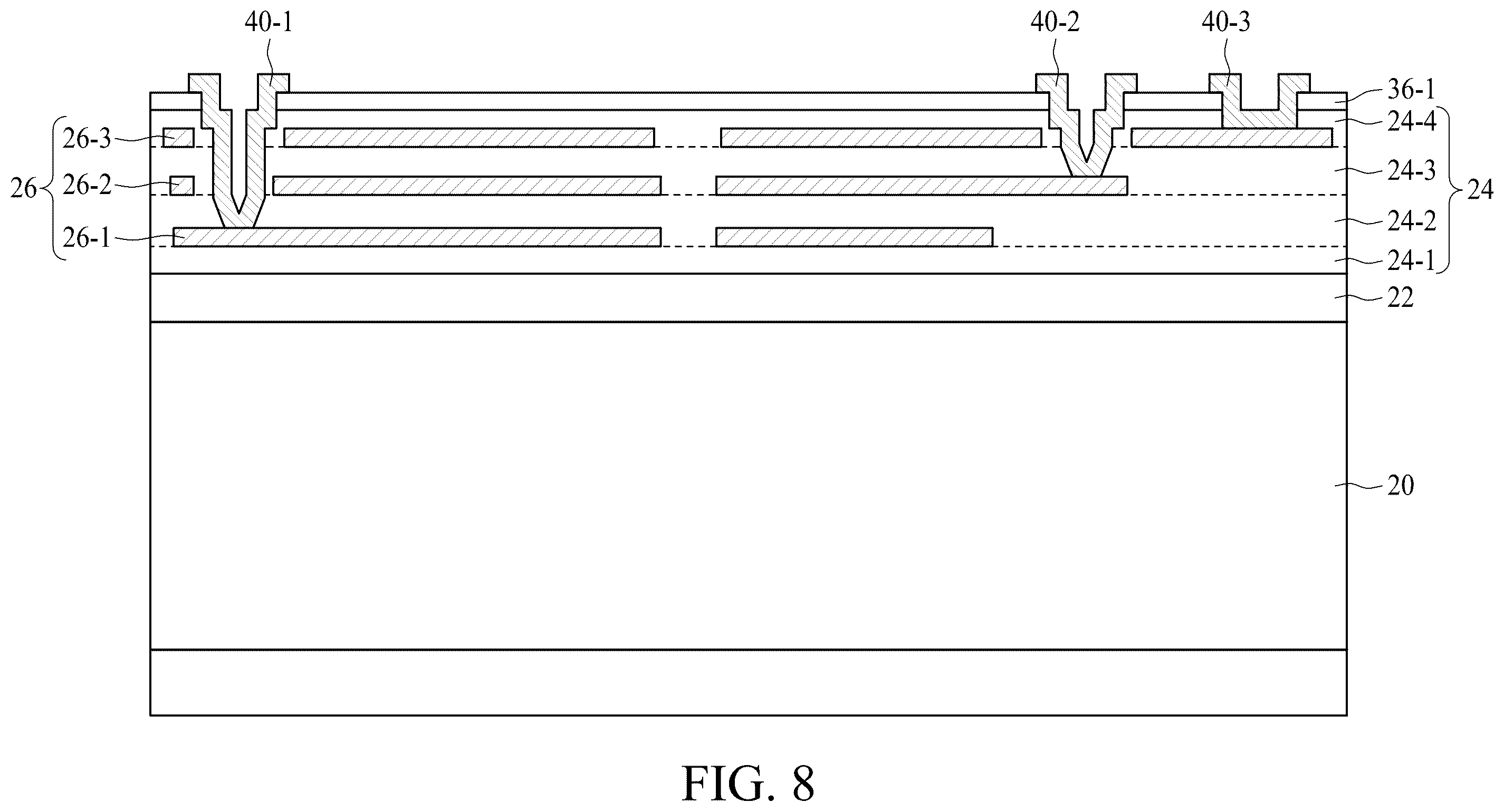Patent US12552664 Figure 8 – Self-aligned acoustic hole formation in piezoelectrical MEMS microphone
