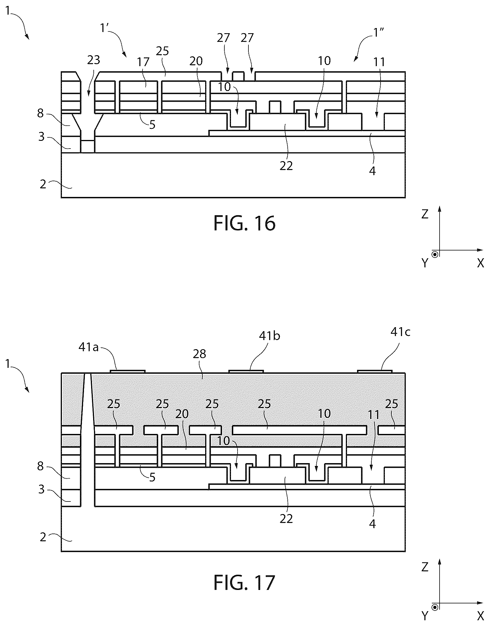 Patent US12552665 Figure 6 – Method for manufacturing an integrated system including a capacitive pressure sensor and an inertial sensor, and integrated system