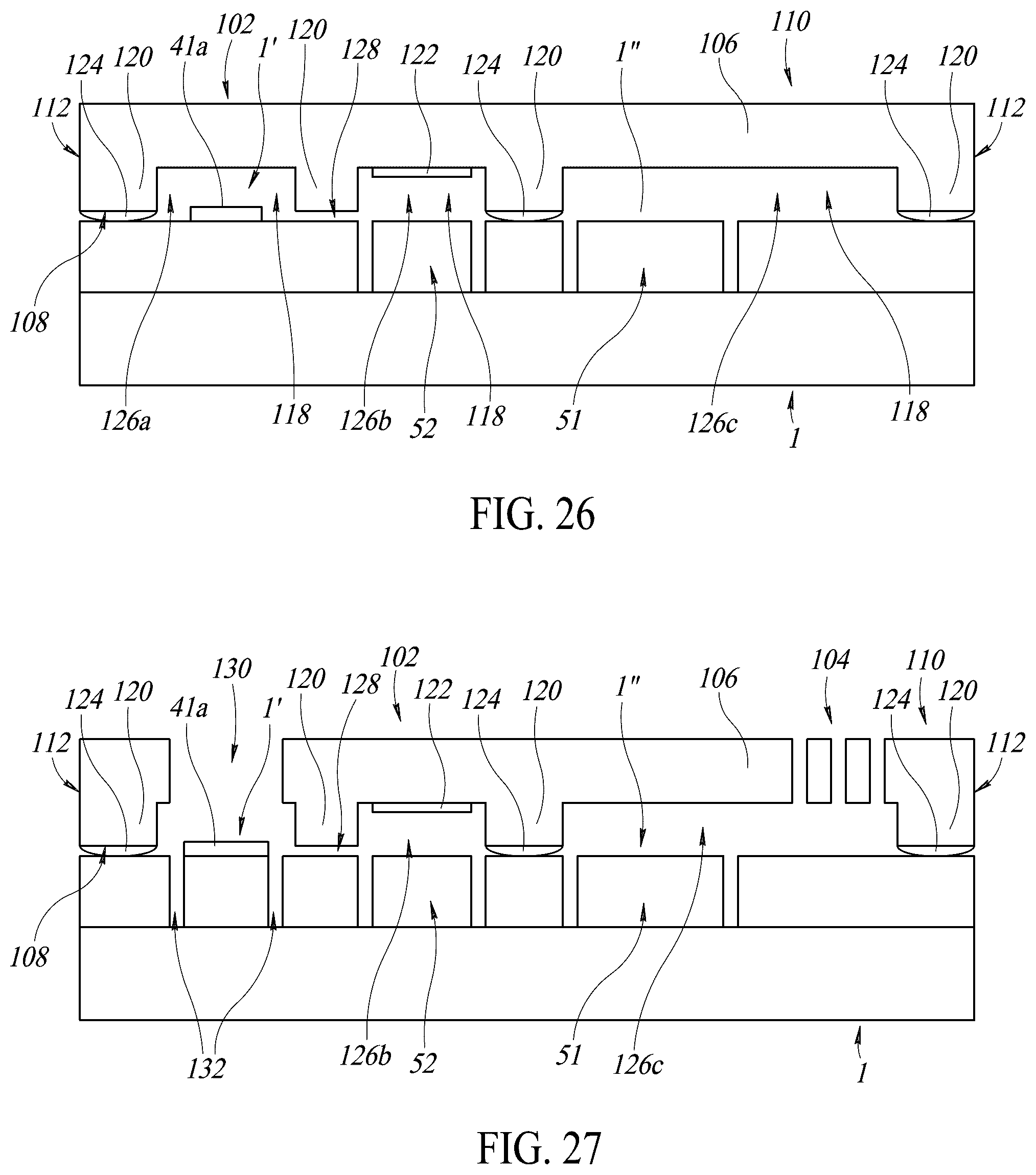 Patent US12552665 Figure 10 – Method for manufacturing an integrated system including a capacitive pressure sensor and an inertial sensor, and integrated system
