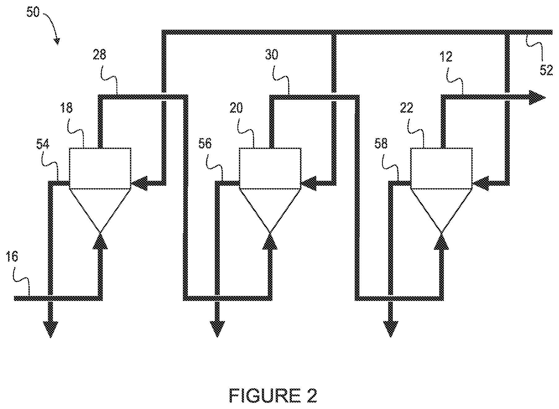 Patent US12552666 Figure 2 – Process for producing hydrogen and graphitic carbon from hydrocarbons