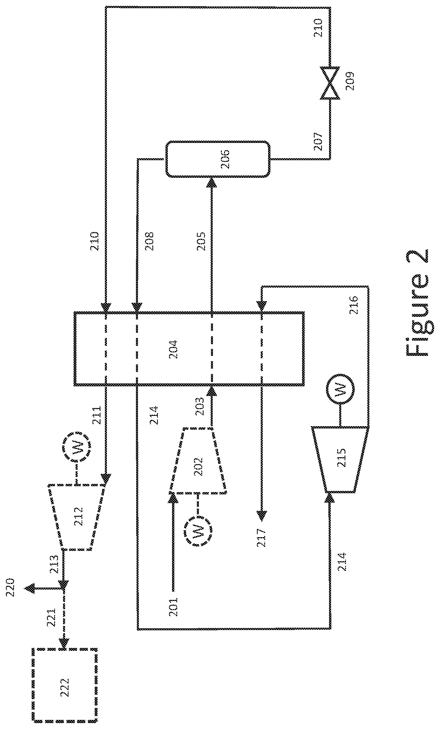 Patent US12552668 Figure 2 – Method for separating hydrogen and nitrogen from cracked ammonia