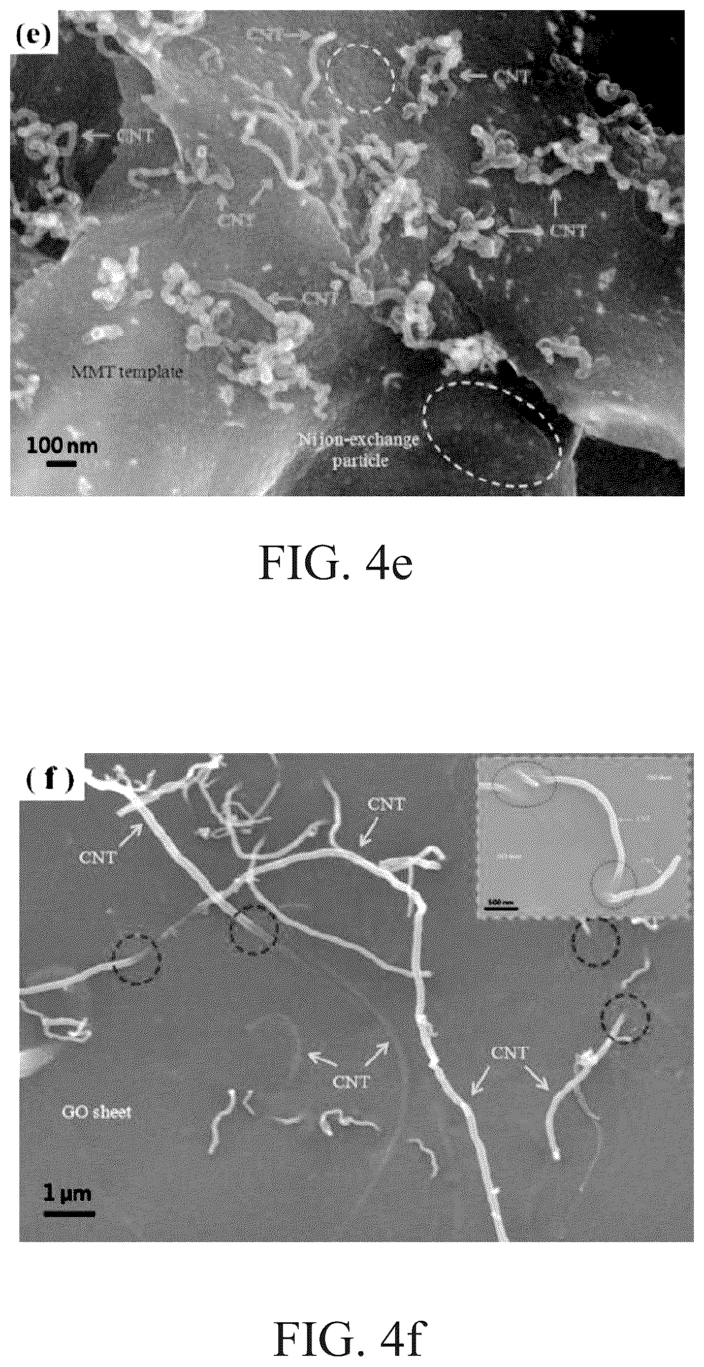 Patent US12552671 Figure 6 – Preparation and application of three-dimensional carbon nanotubes grown from soil clay and graphene oxide