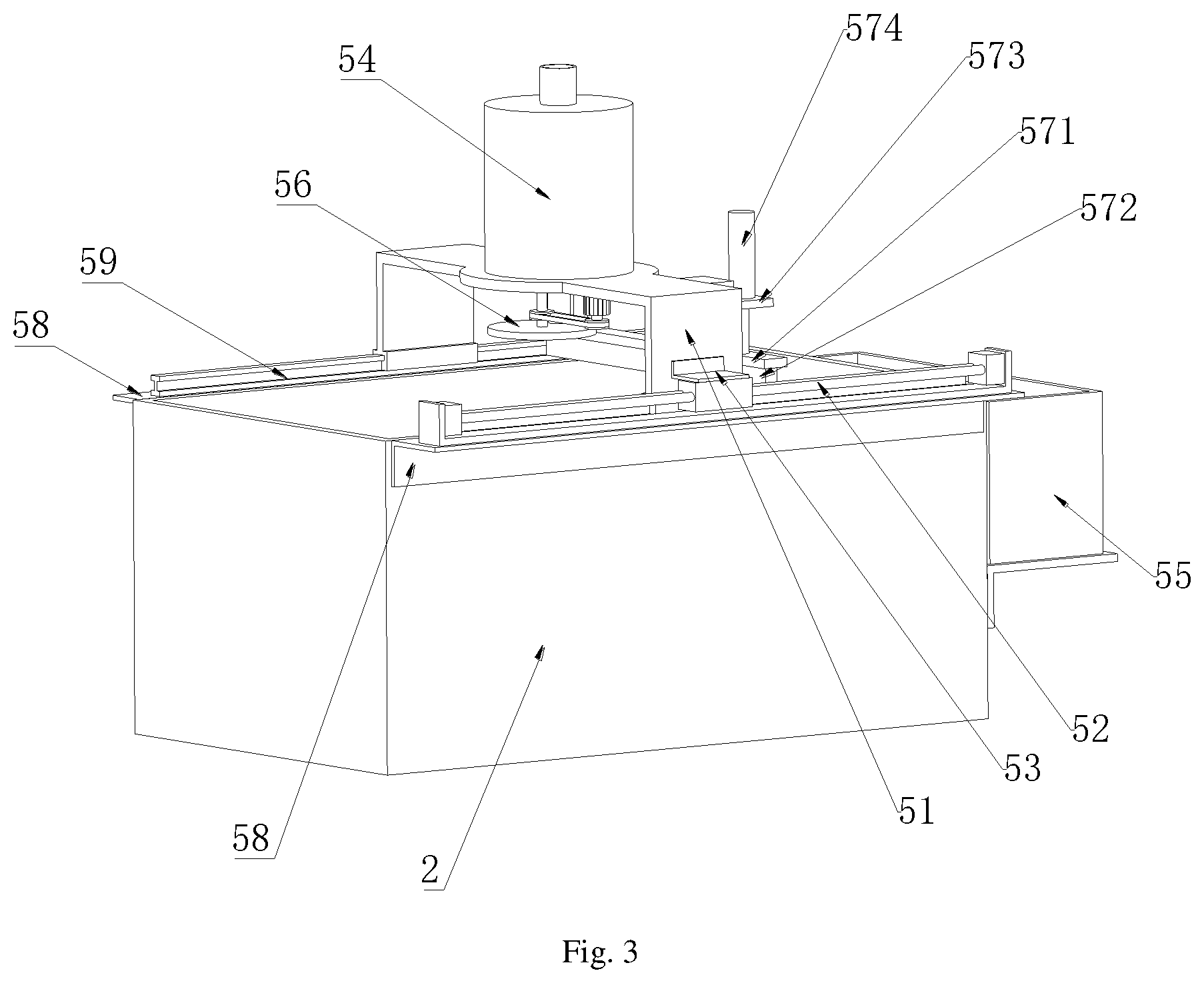 Patent US12552684 Figure 3 – Sewage purification treatment apparatus capable of being assembled in prefabricated way