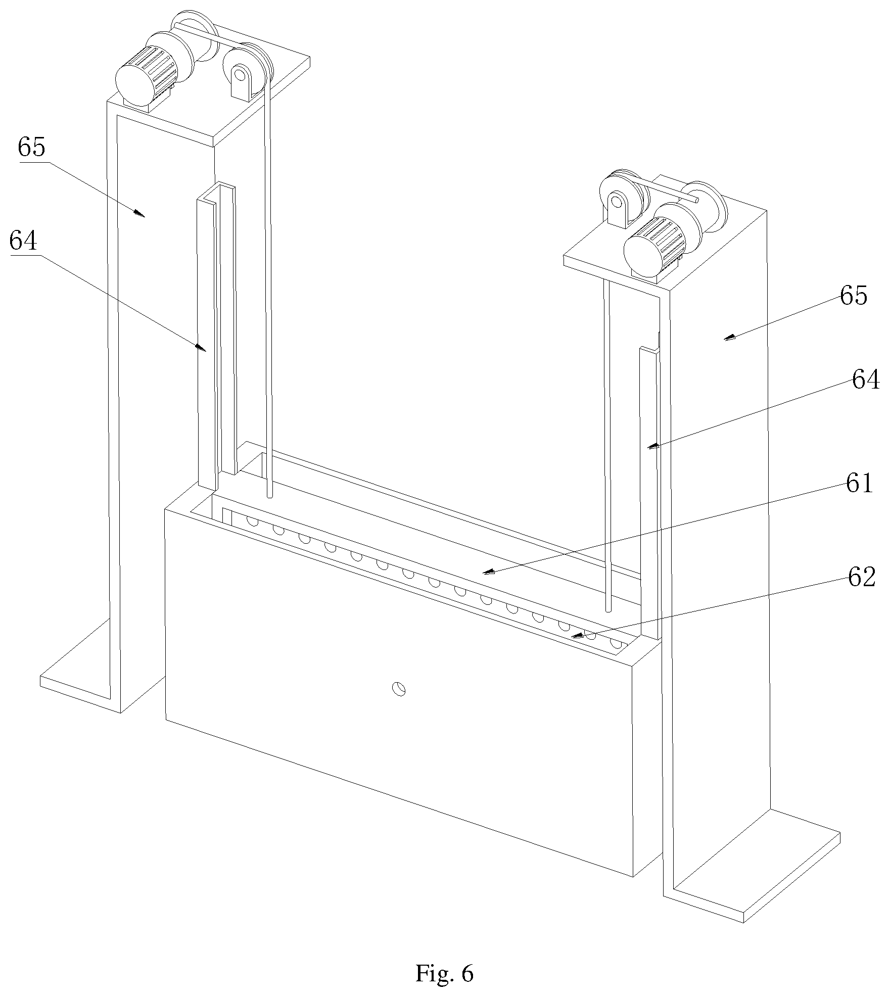 Patent US12552684 Figure 6 – Sewage purification treatment apparatus capable of being assembled in prefabricated way