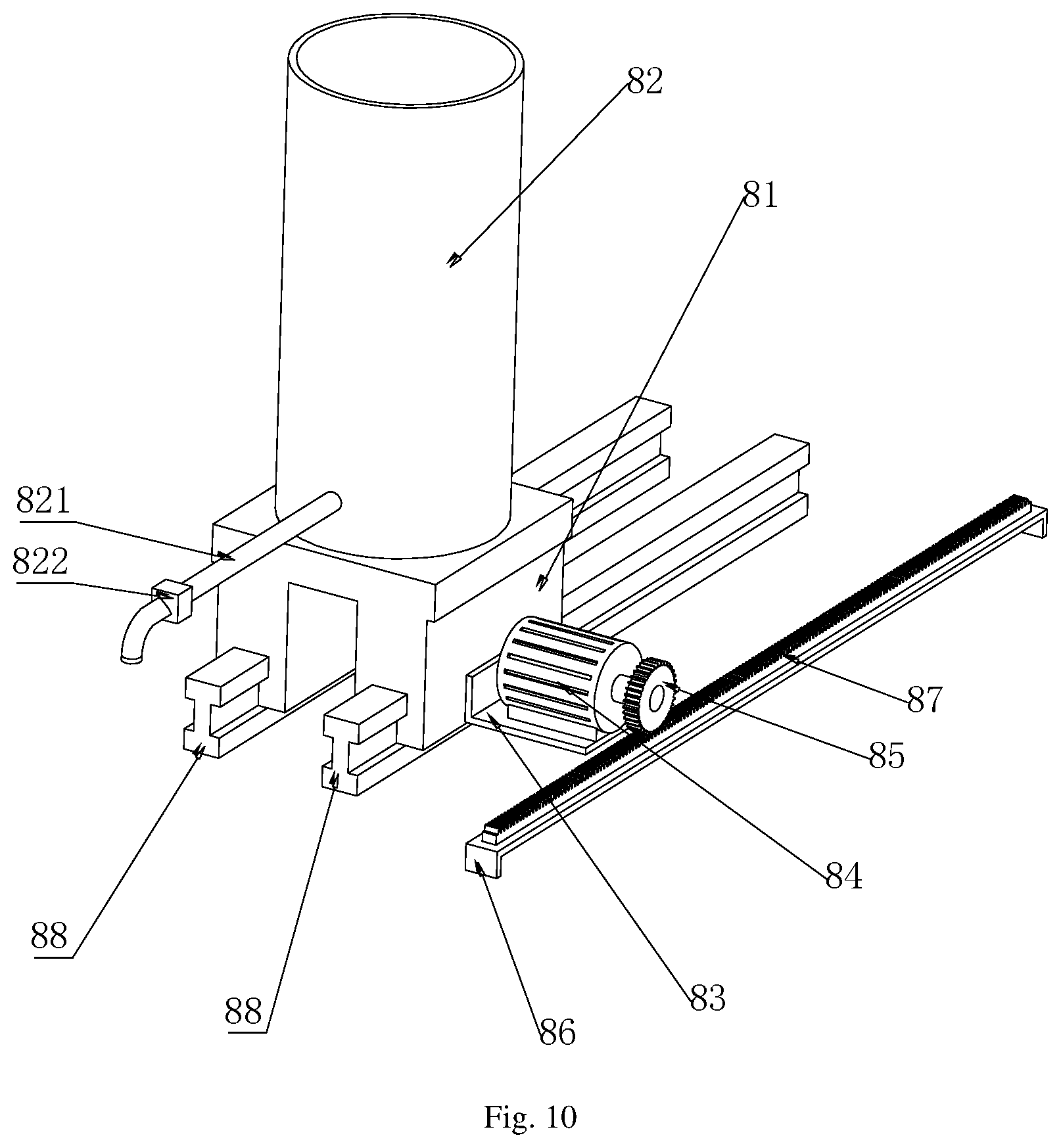 Patent US12552684 Figure 10 – Sewage purification treatment apparatus capable of being assembled in prefabricated way