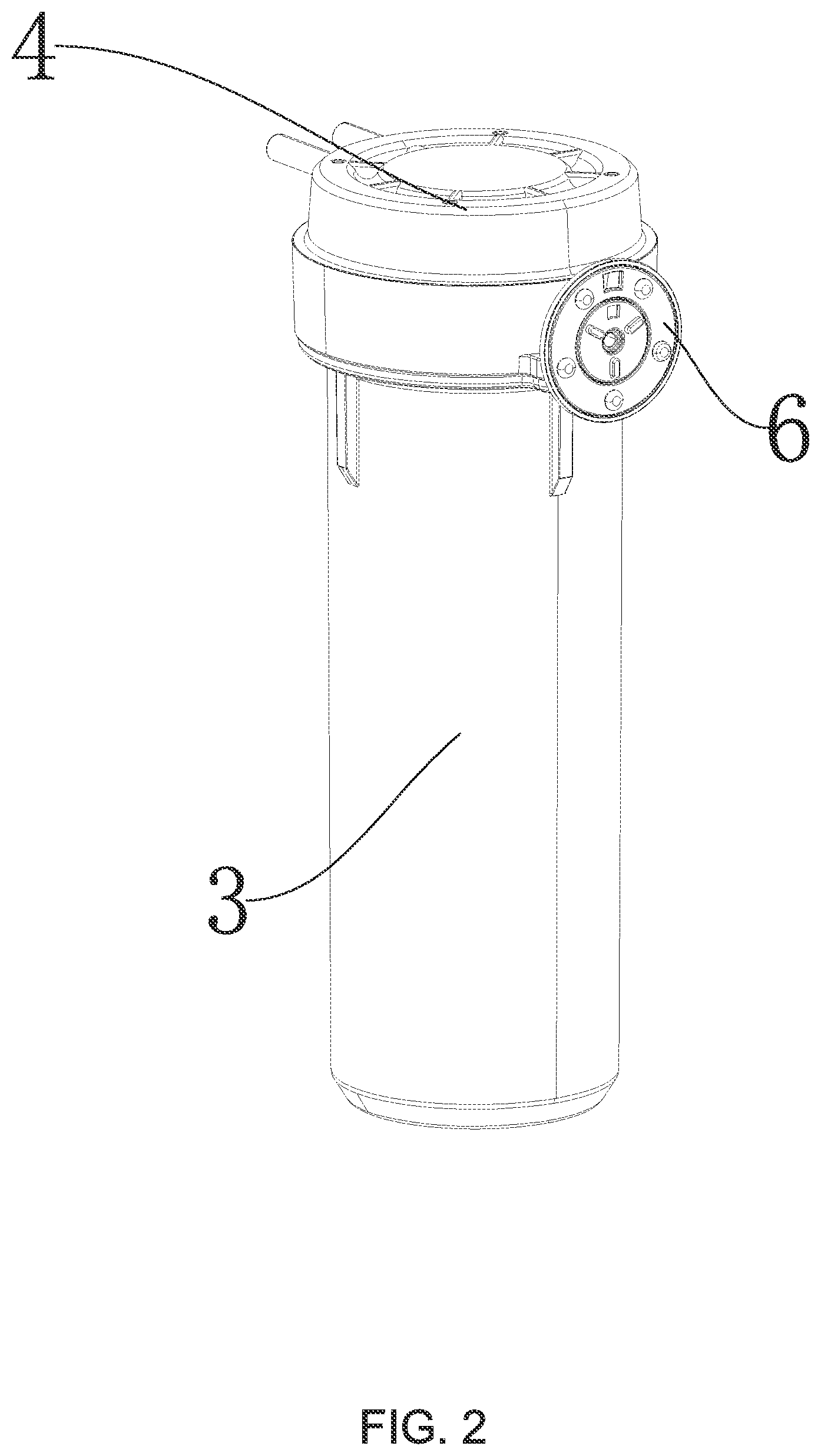 Patent US12552690 Figure 2 – Water purifier