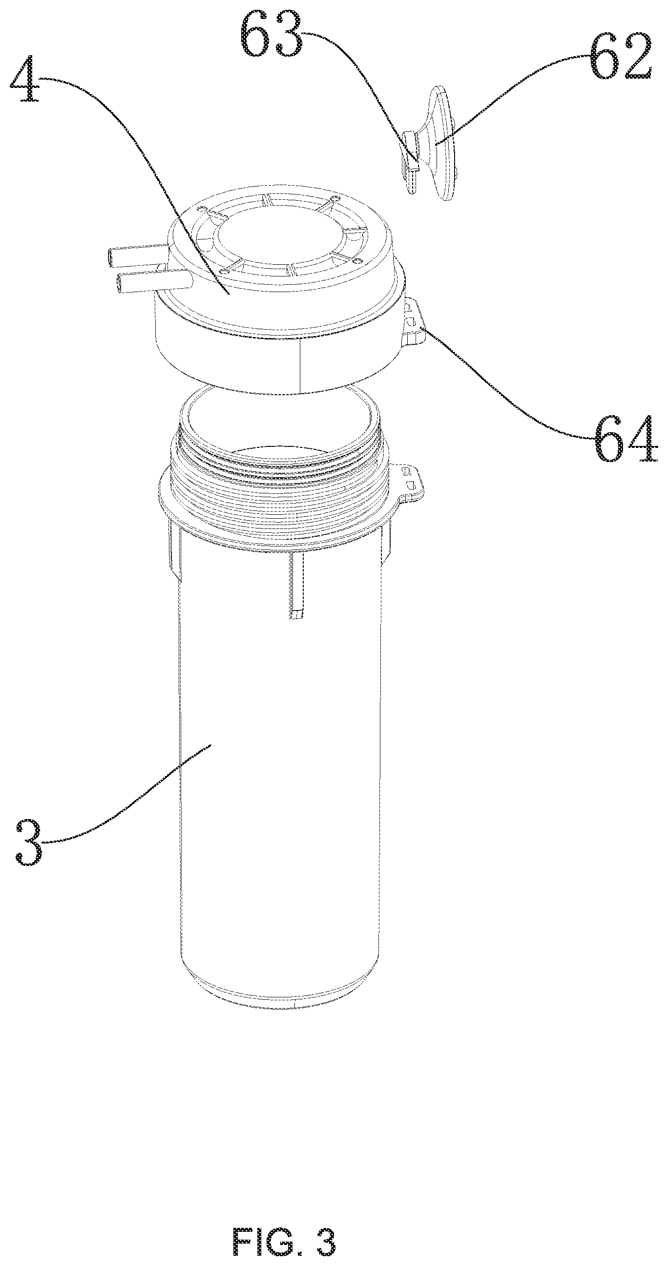 Patent US12552690 Figure 3 – Water purifier