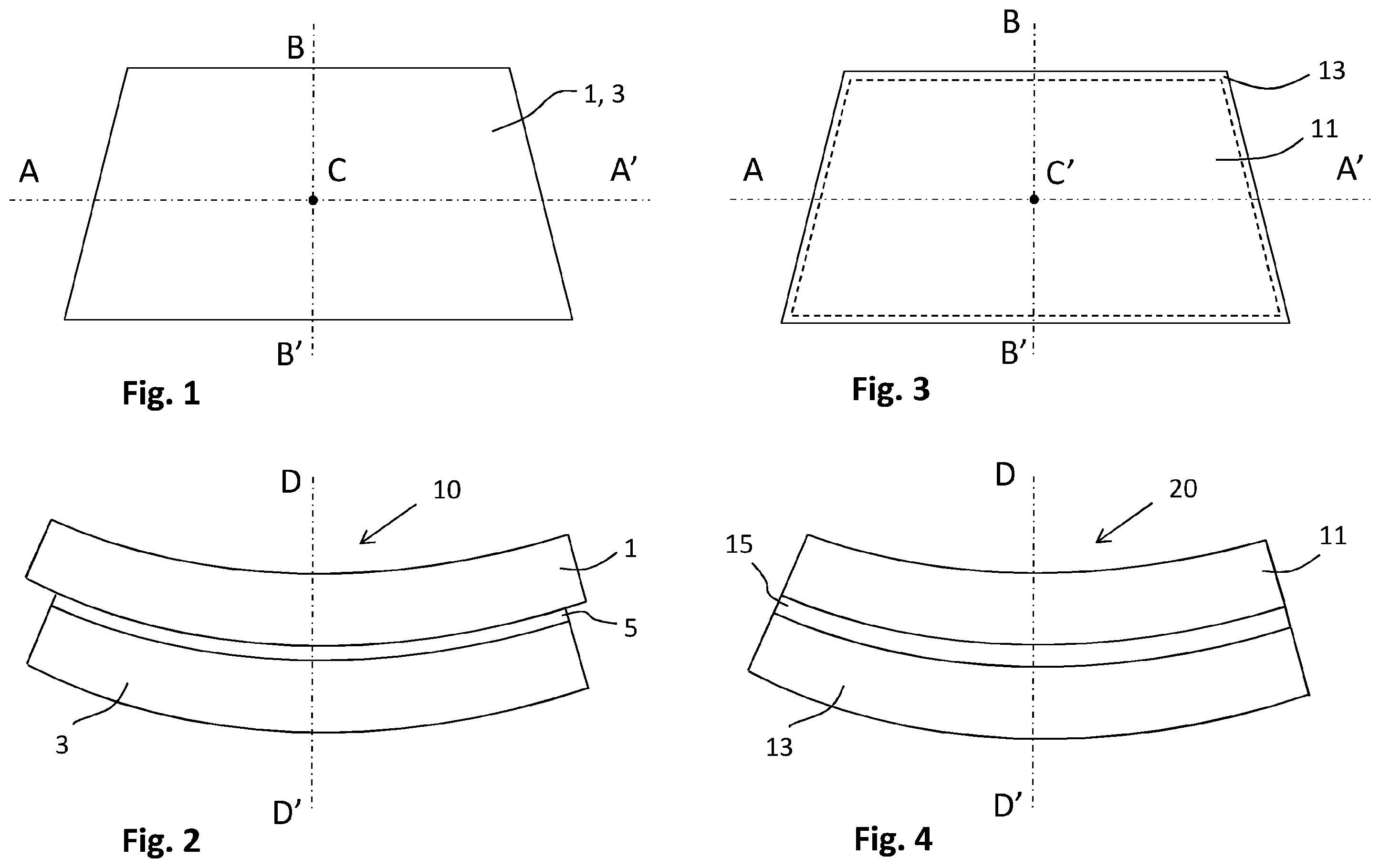 Patent US12552699 — Laminated glazing — Figure 1