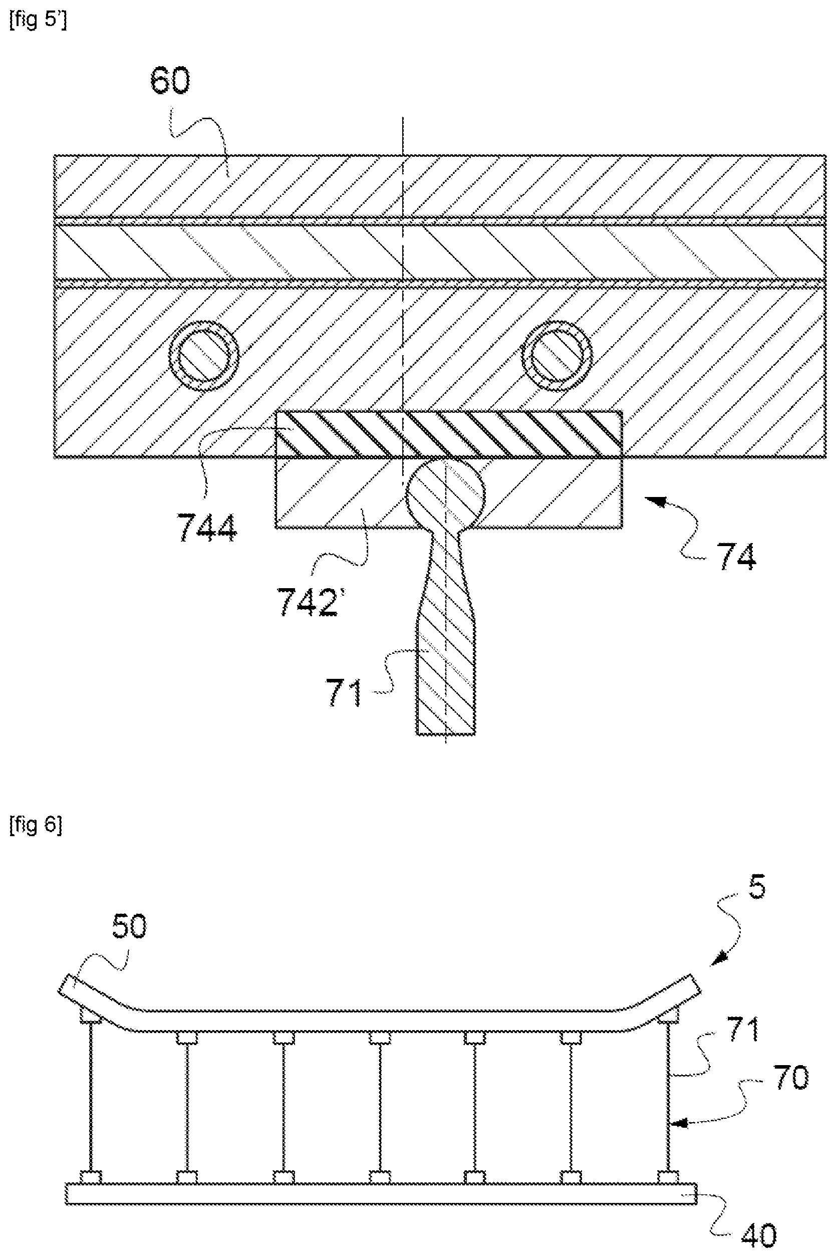 Patent US12552701 Figure 5 – Device and method for shaping a glass sheet