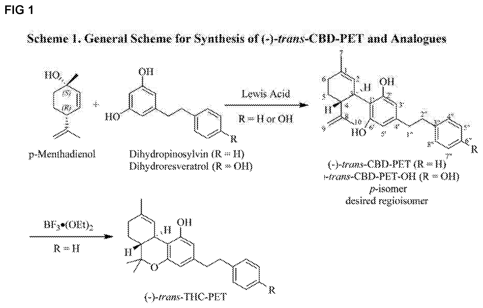 Patent US12552733 Figure 1 – Terpenophenolic compounds and their use