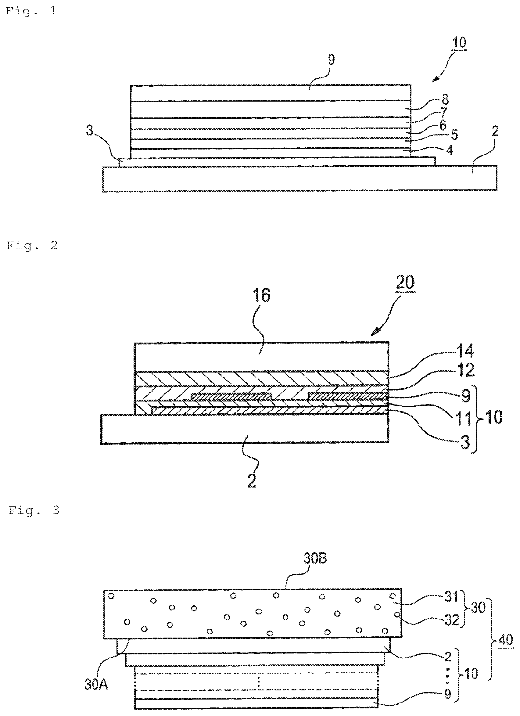 Patent US12552803 Figure 1 – Organic electroluminescent element, material for organic electroluminescent element, light emitting device, display device and lighting device each using said element, and compound used for said element