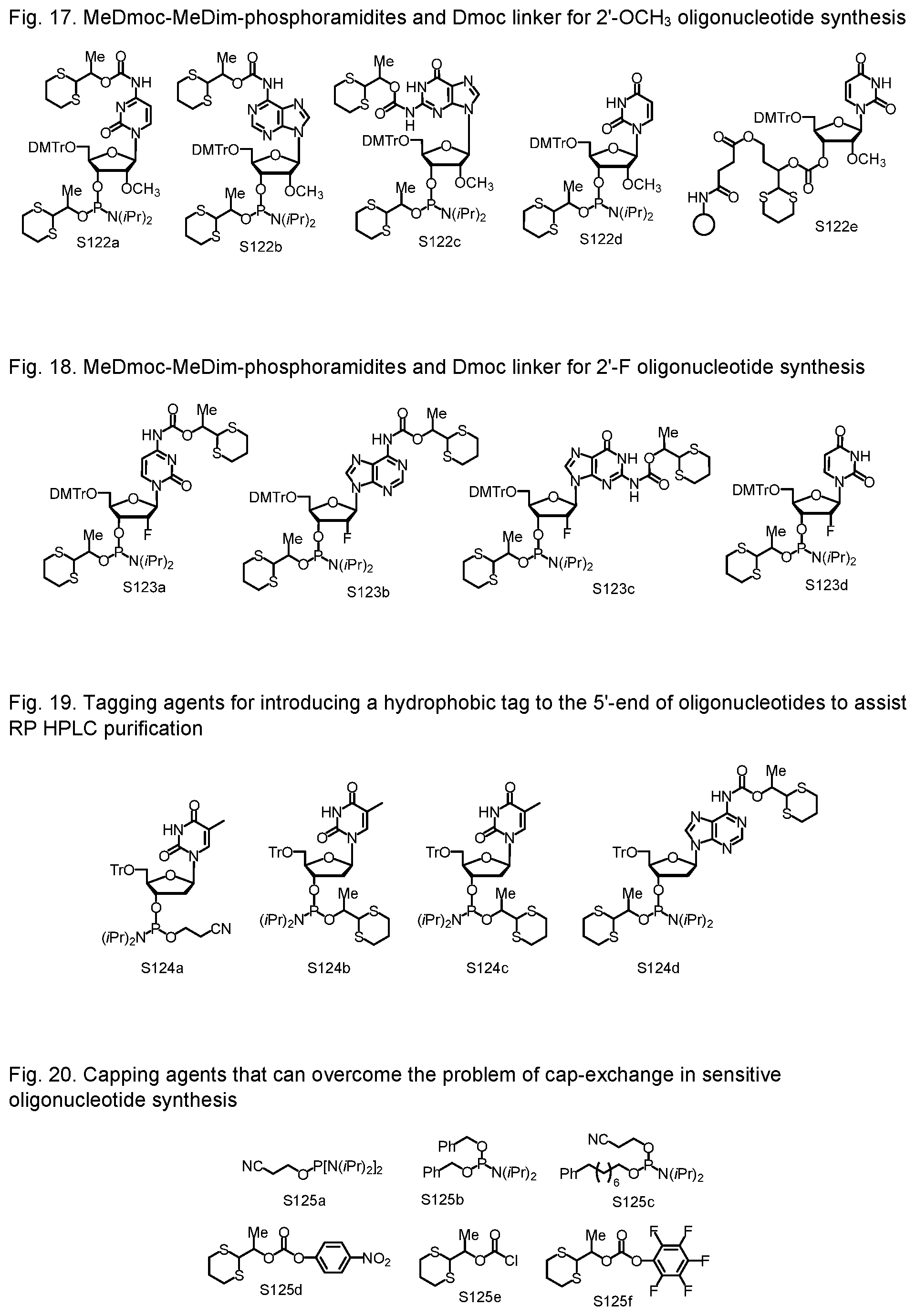 Patent US12552828 Figure 12 – Sensitive oligonucleotide synthesis using sulfur-based functions as protecting groups and linkers