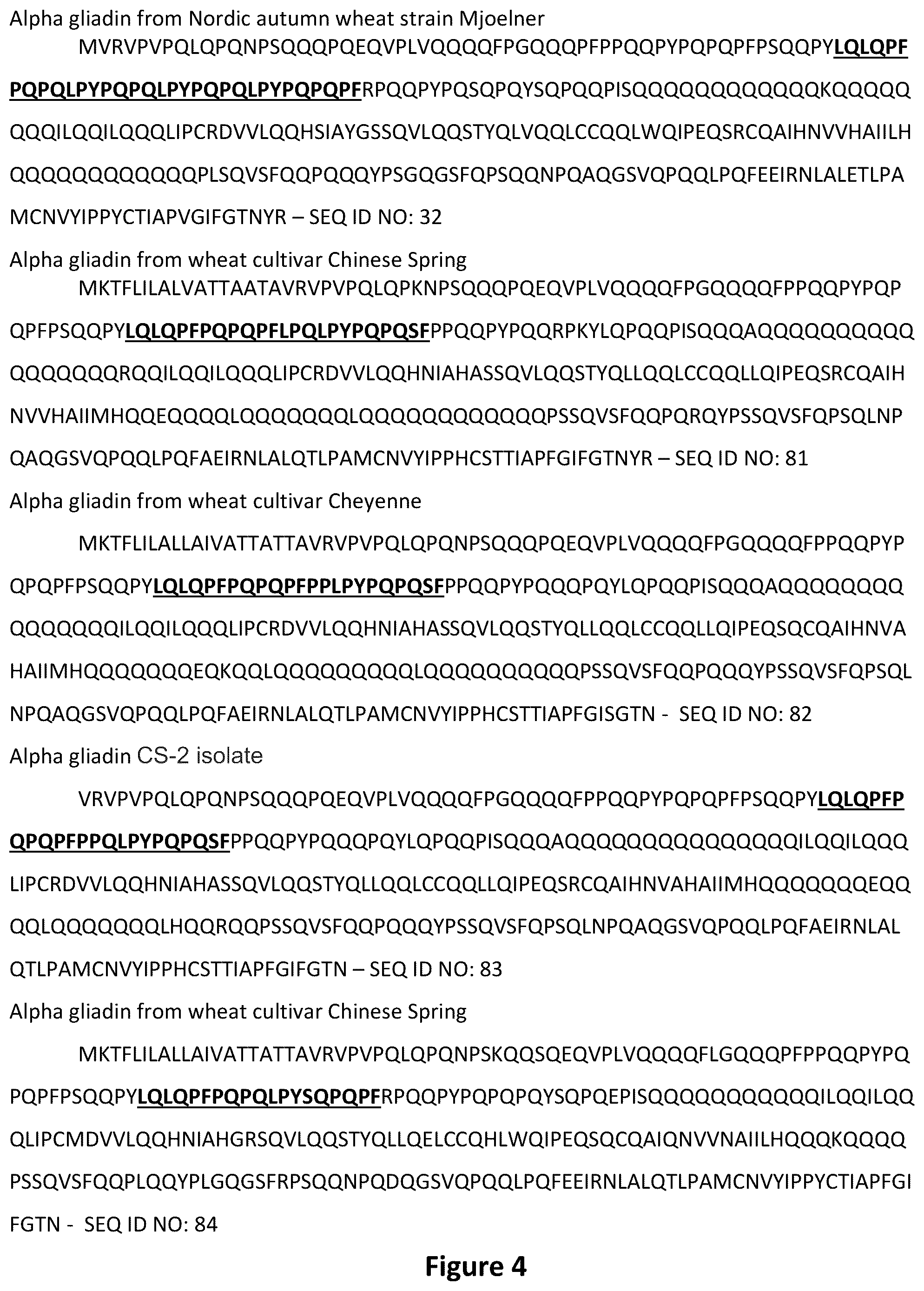 Patent US12552844 Figure 5 – De-epitoped alpha gliadin and use of same for the management of celiac disease and gluten sensitivity