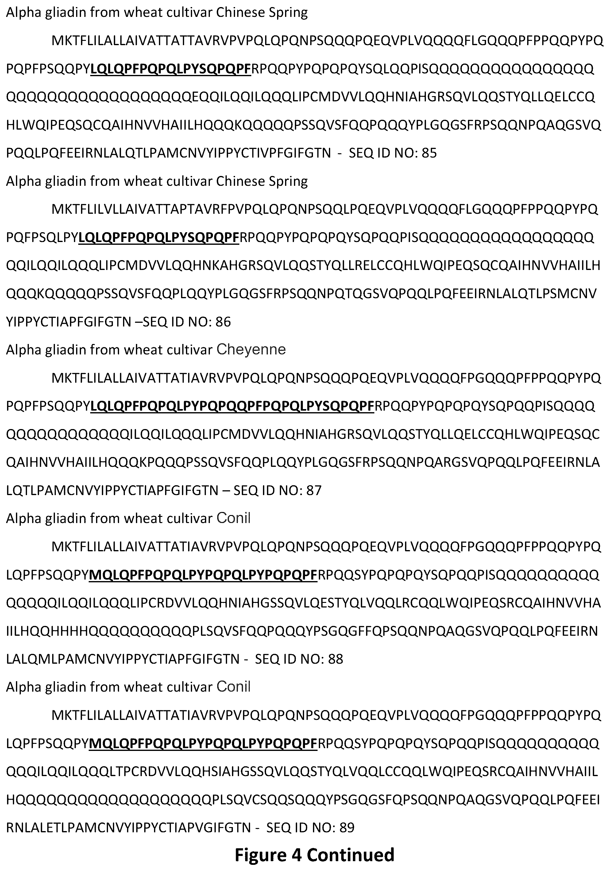 Patent US12552844 Figure 6 – De-epitoped alpha gliadin and use of same for the management of celiac disease and gluten sensitivity