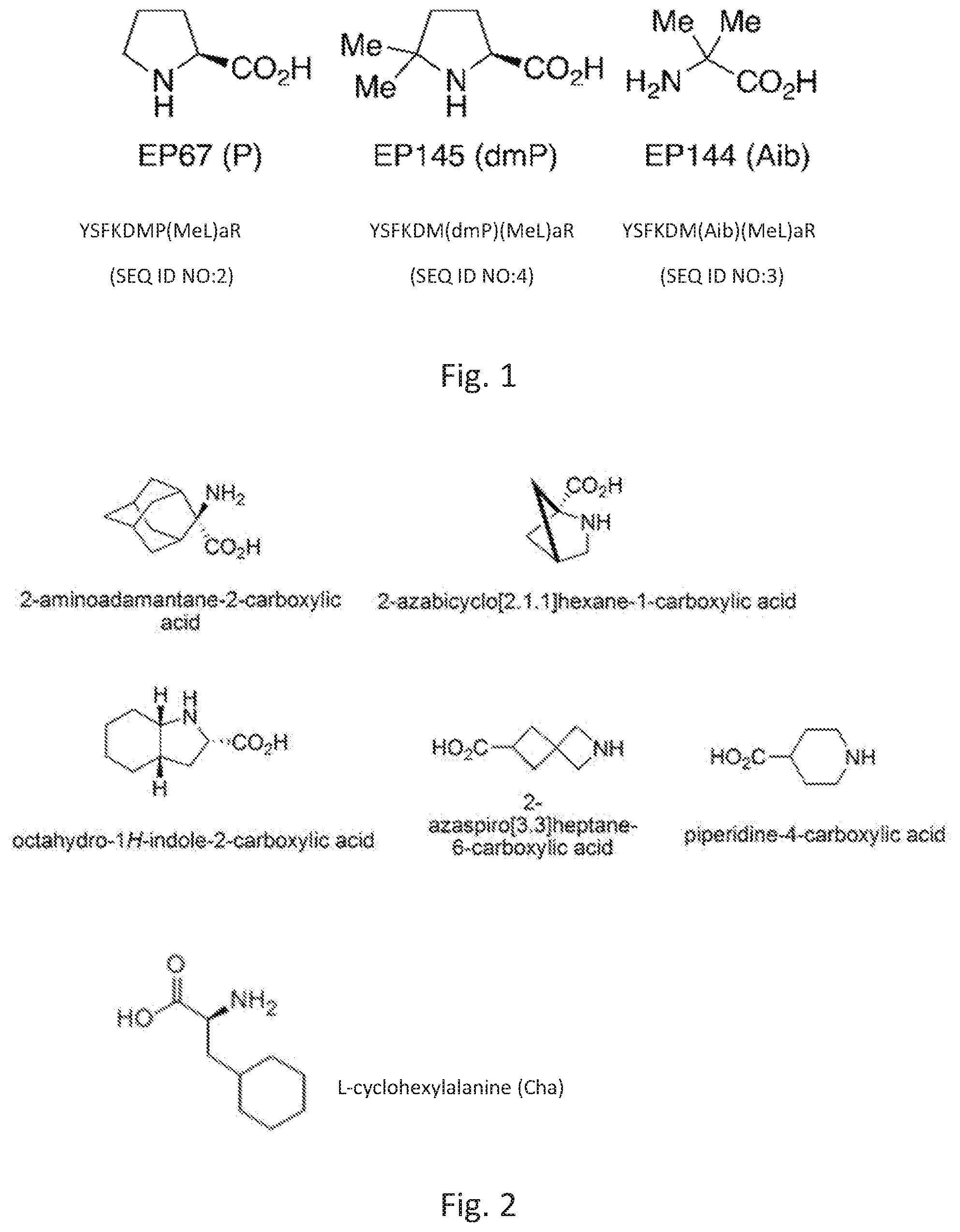 Patent US12552848 Figure 1 – Hydrochloride salts of C5a receptor agonist peptides