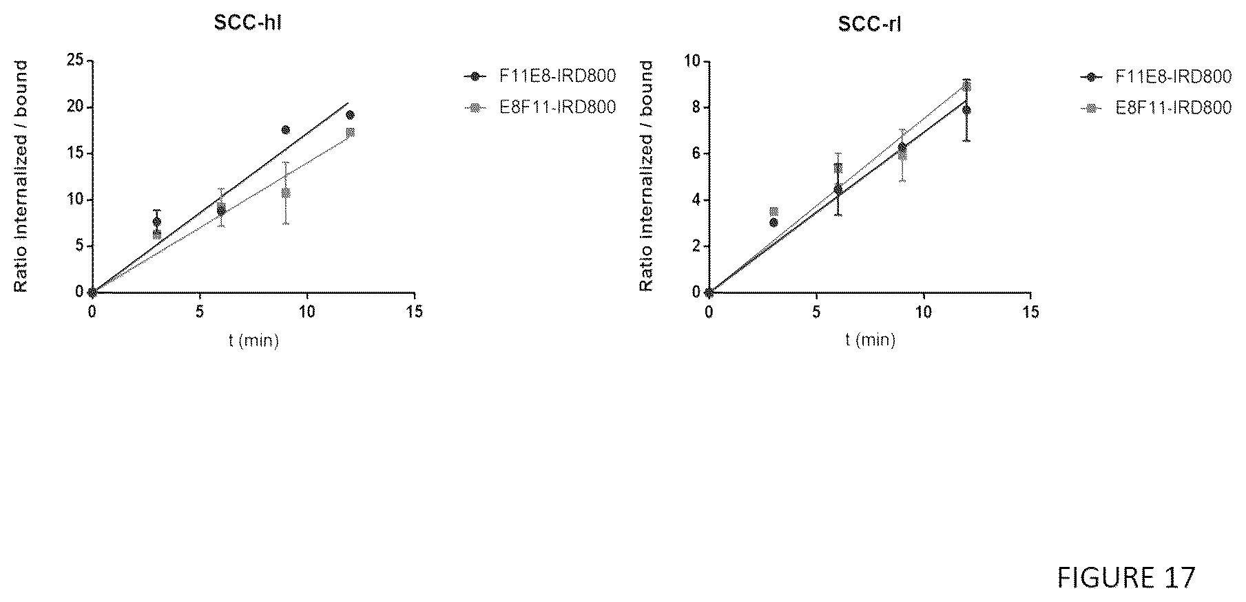Patent US12552866 Figure 17 – Internalizing binding molecules targeting receptors involved in cell proliferation or in cell differentiation