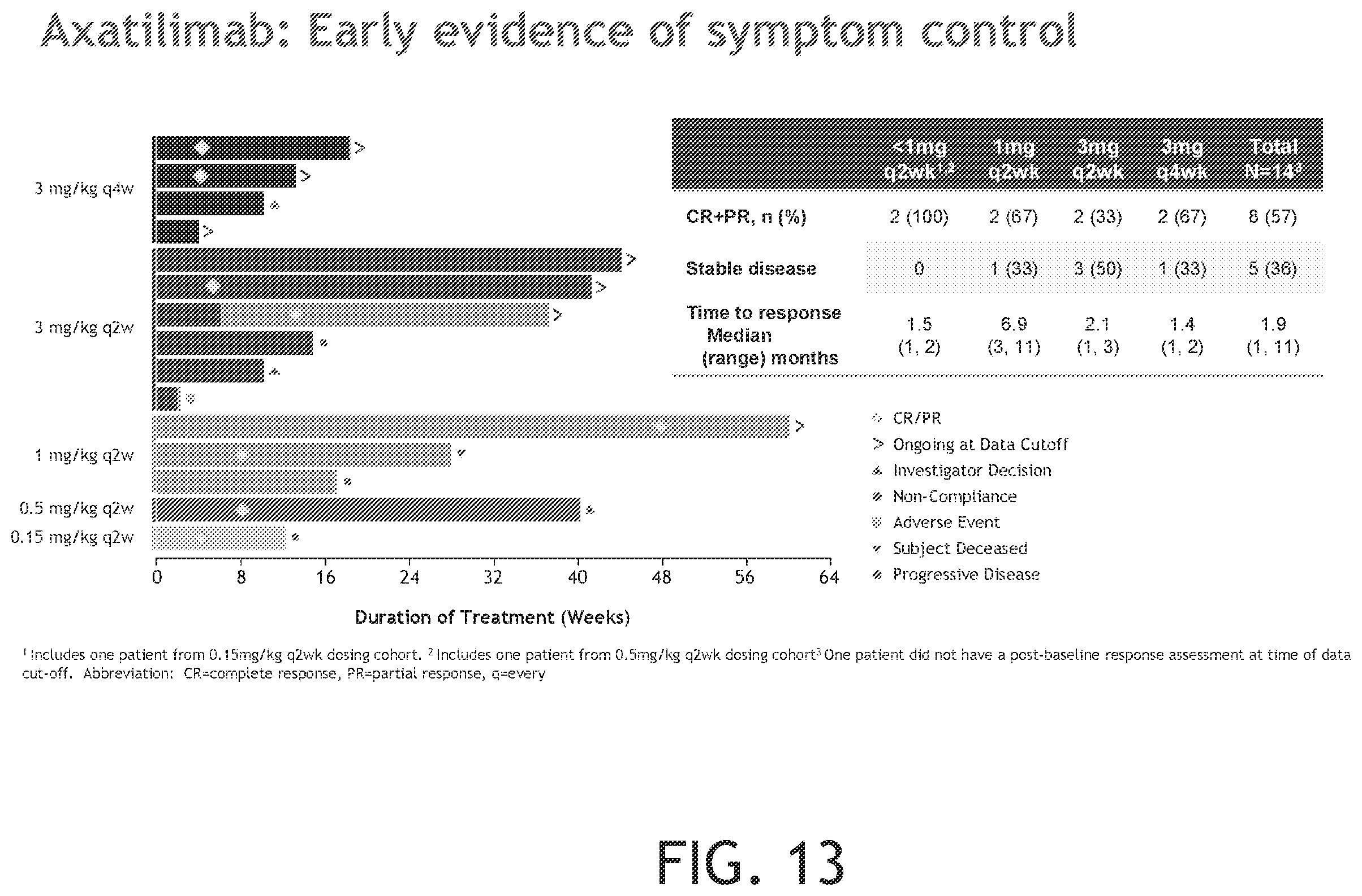 Patent US12552869 Figure 13 – CSF-1R antibodies for the treatment of chronic graft versus host disease