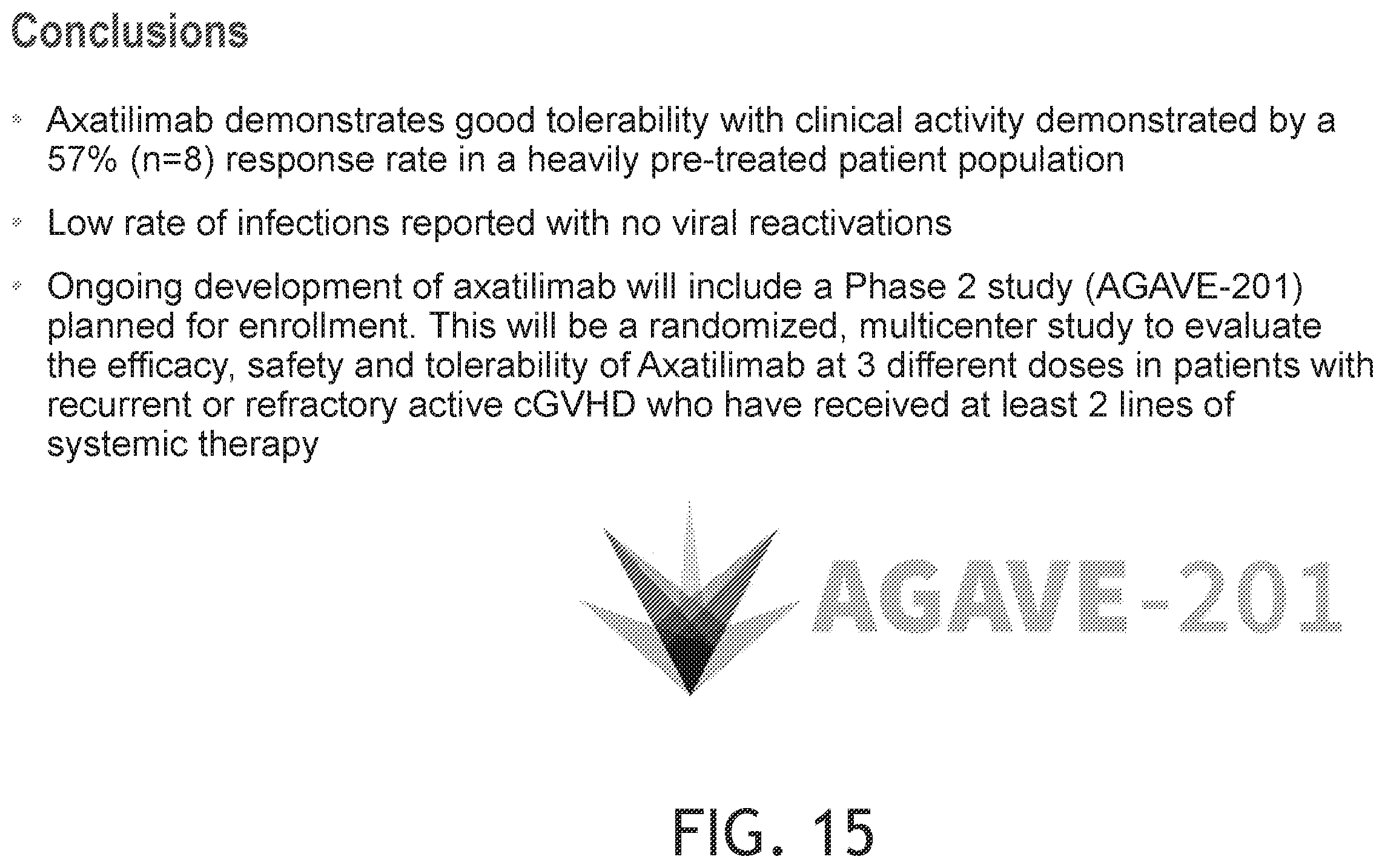 Patent US12552869 Figure 15 – CSF-1R antibodies for the treatment of chronic graft versus host disease