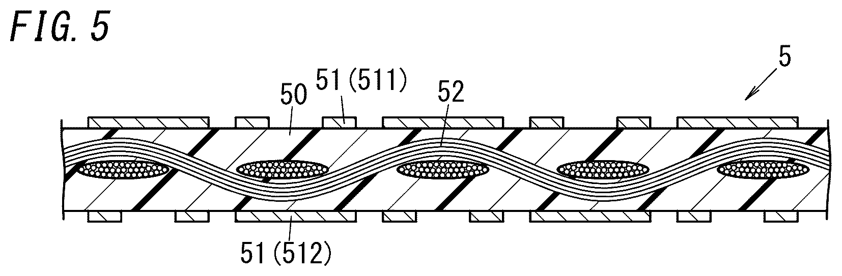 Patent US12552926 Figure 5 – Resin composition, prepreg, film with resin, sheet of metal foil with resin, metal-clad laminate, and printed wiring board