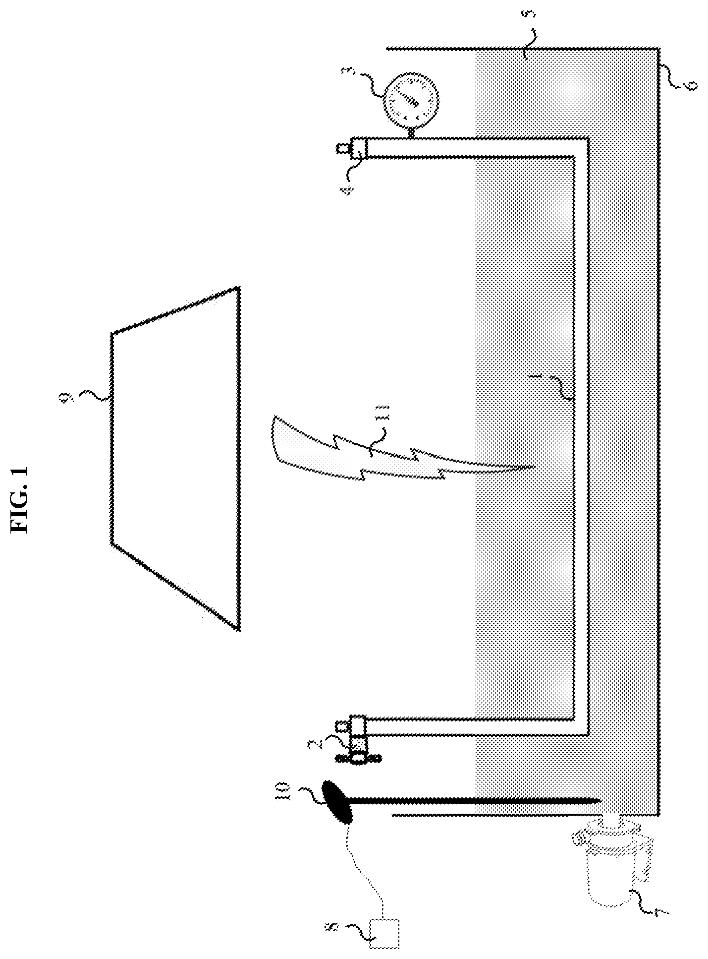 Patent US12552995 — Hydrocarbon conversion to liquid fuel by high-energy electron beam irradiation — Figure 1