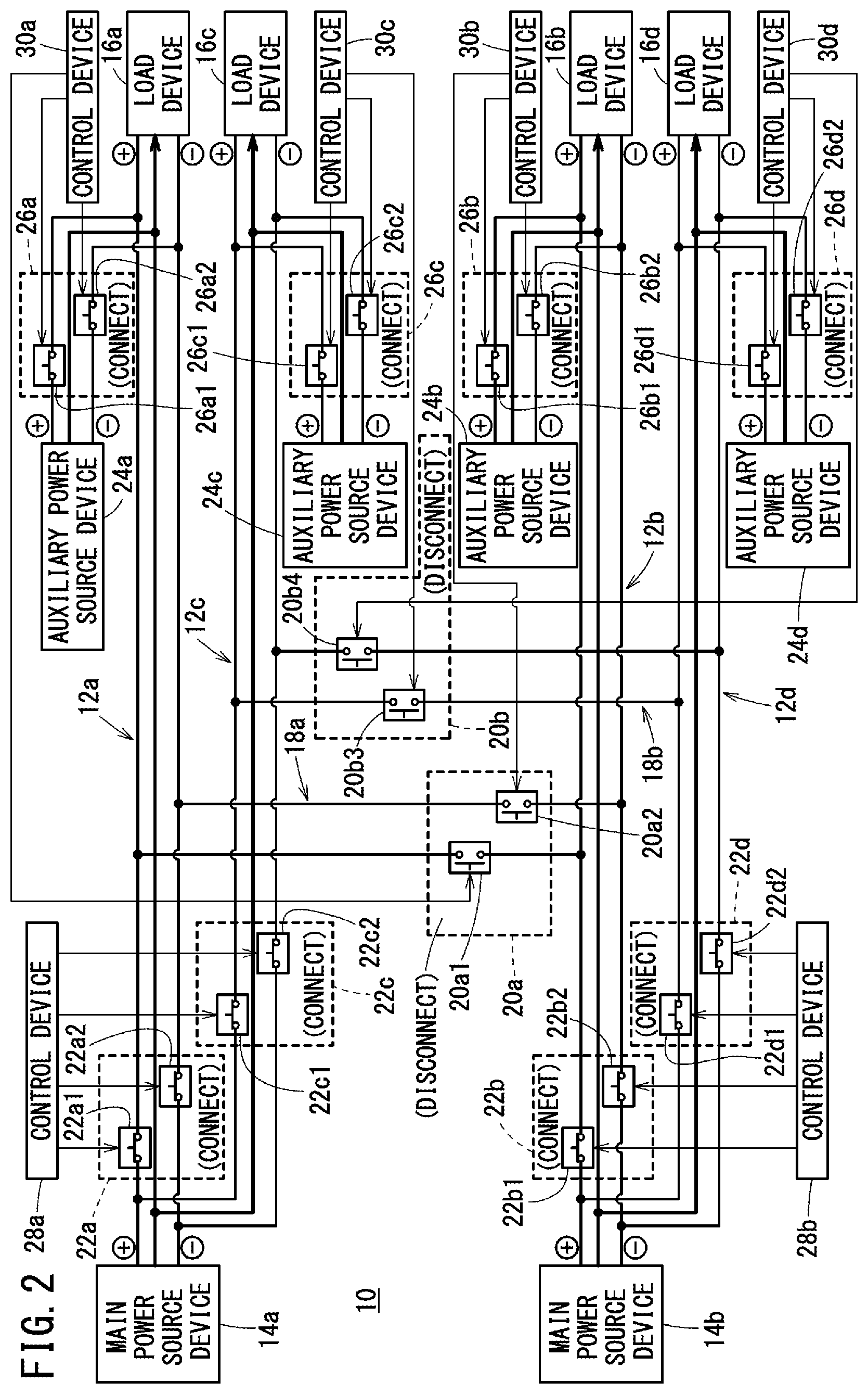 Patent US12556006 Figure 2 – Power supply system, and moving object including power supply system
