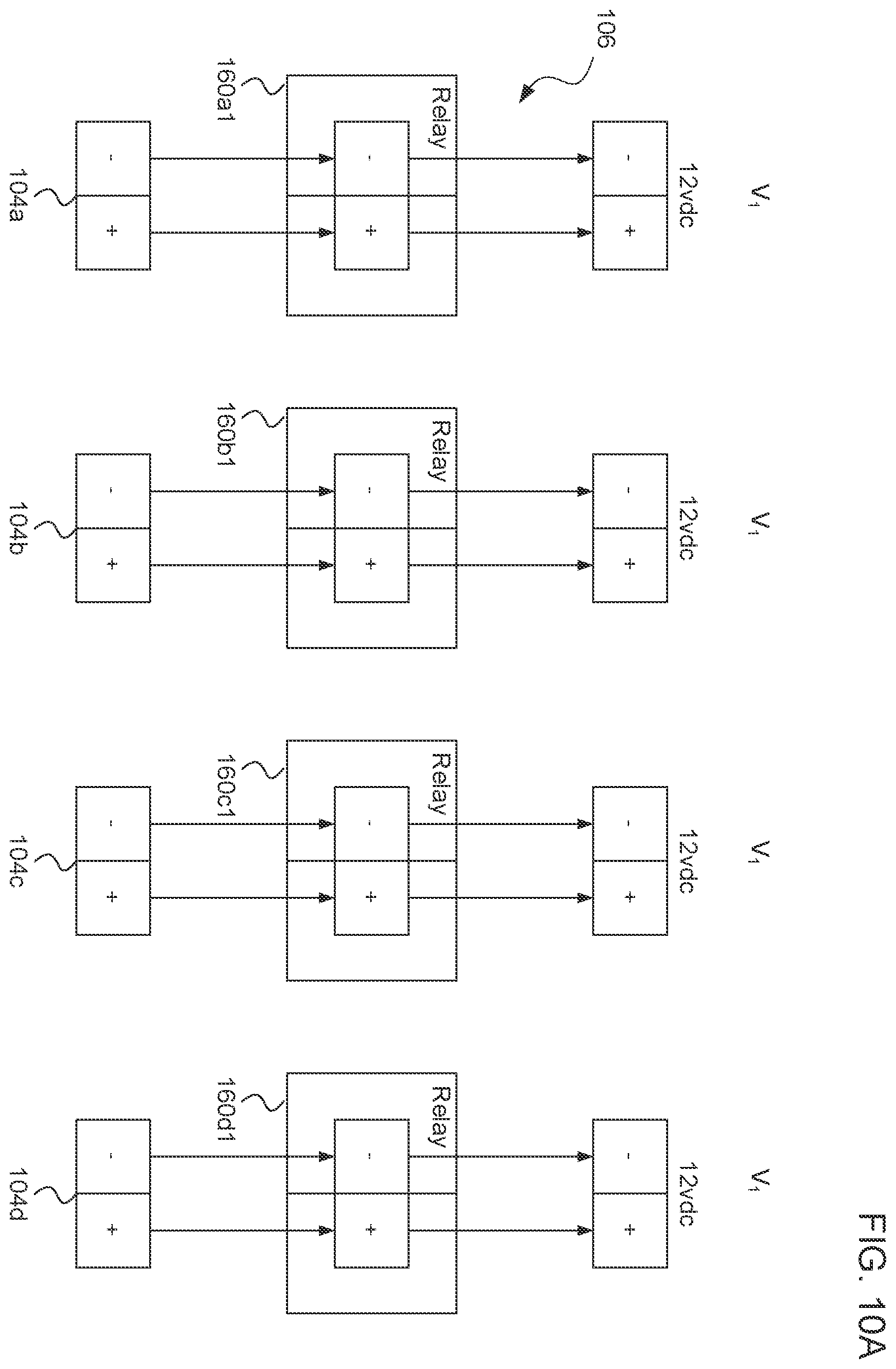 Patent US12556023 Figure 10 – Modular battery pack system with multi-voltage bus
