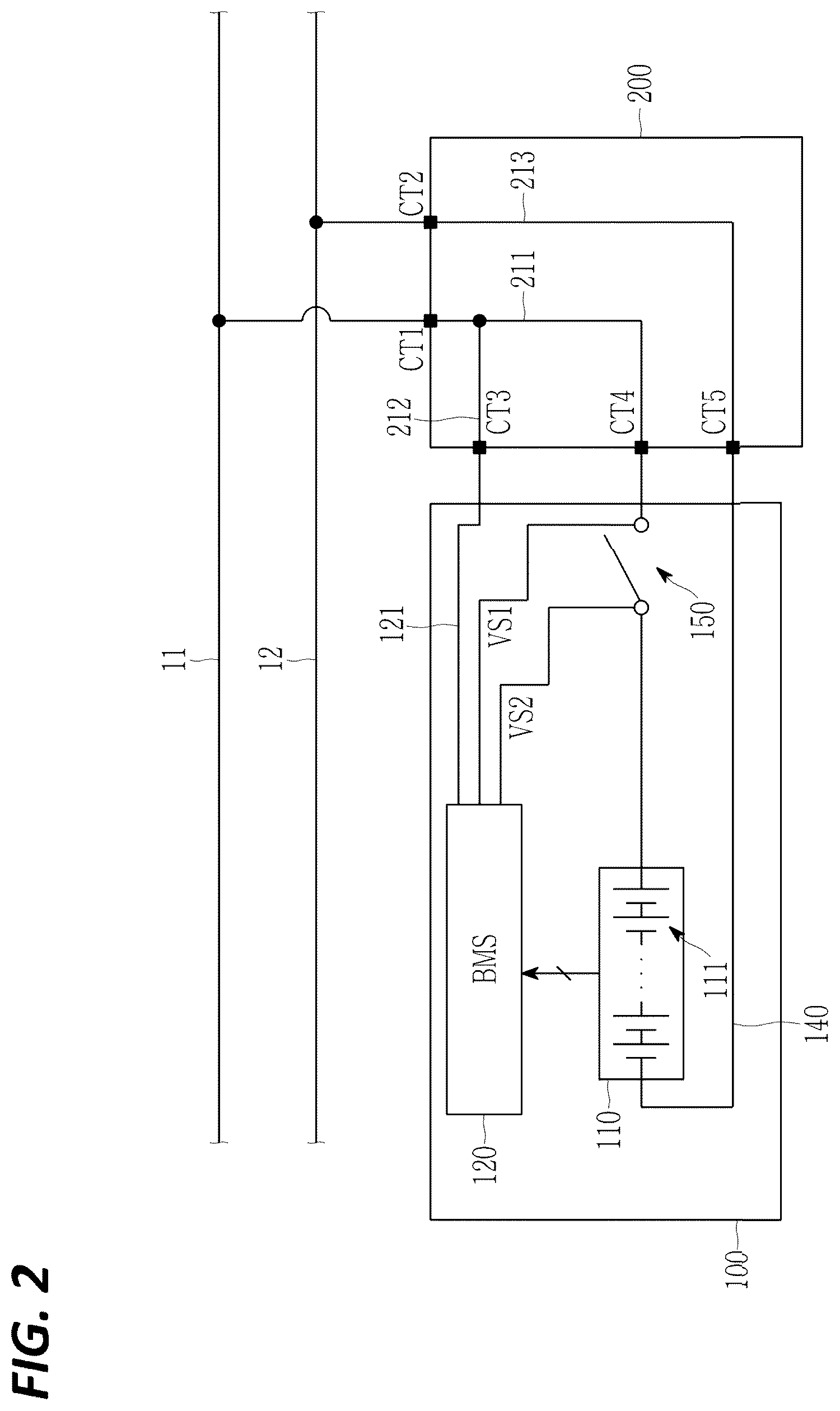 Patent US12556025 Figure 2 – Uninterruptible power supply and operation method thereof