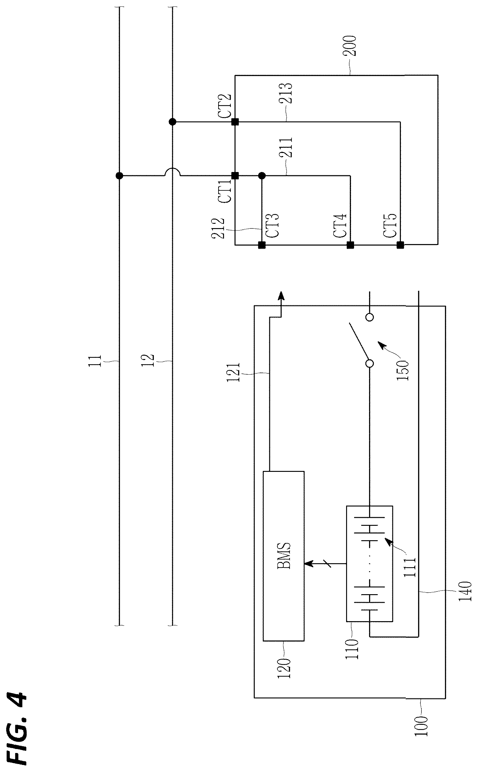 Patent US12556025 Figure 4 – Uninterruptible power supply and operation method thereof