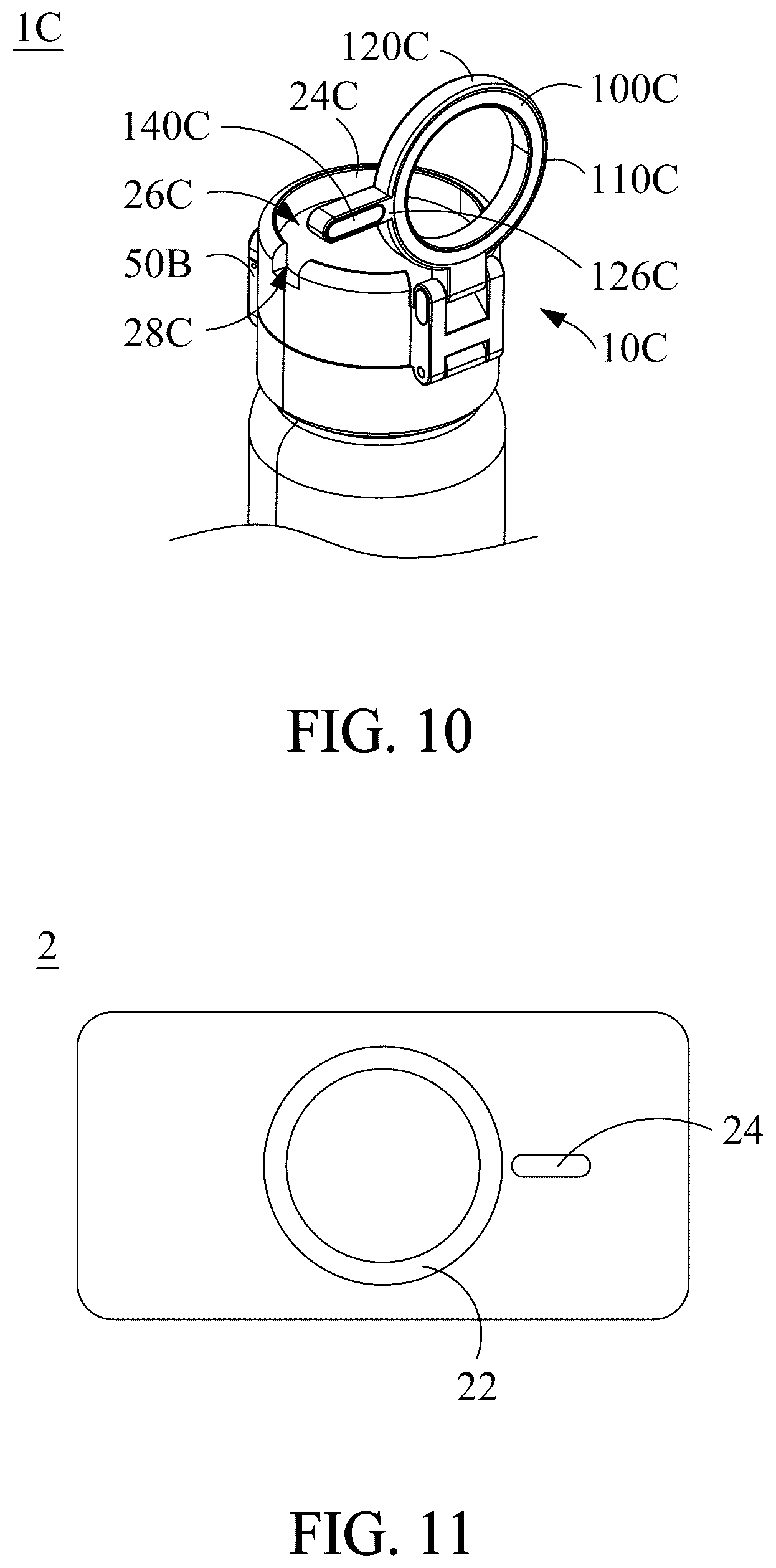 Patent US12556045 Figure 7 – Container and lid and attachment thereof