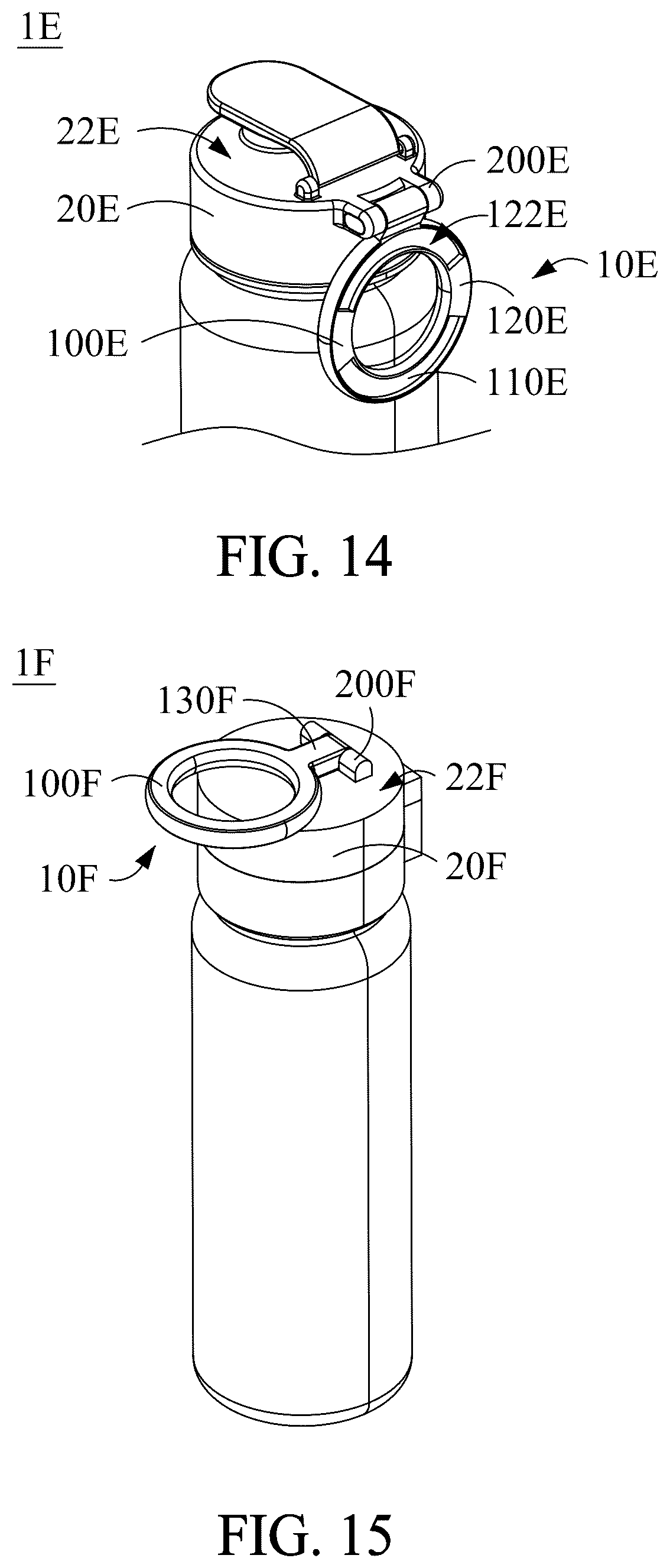 Patent US12556045 Figure 9 – Container and lid and attachment thereof