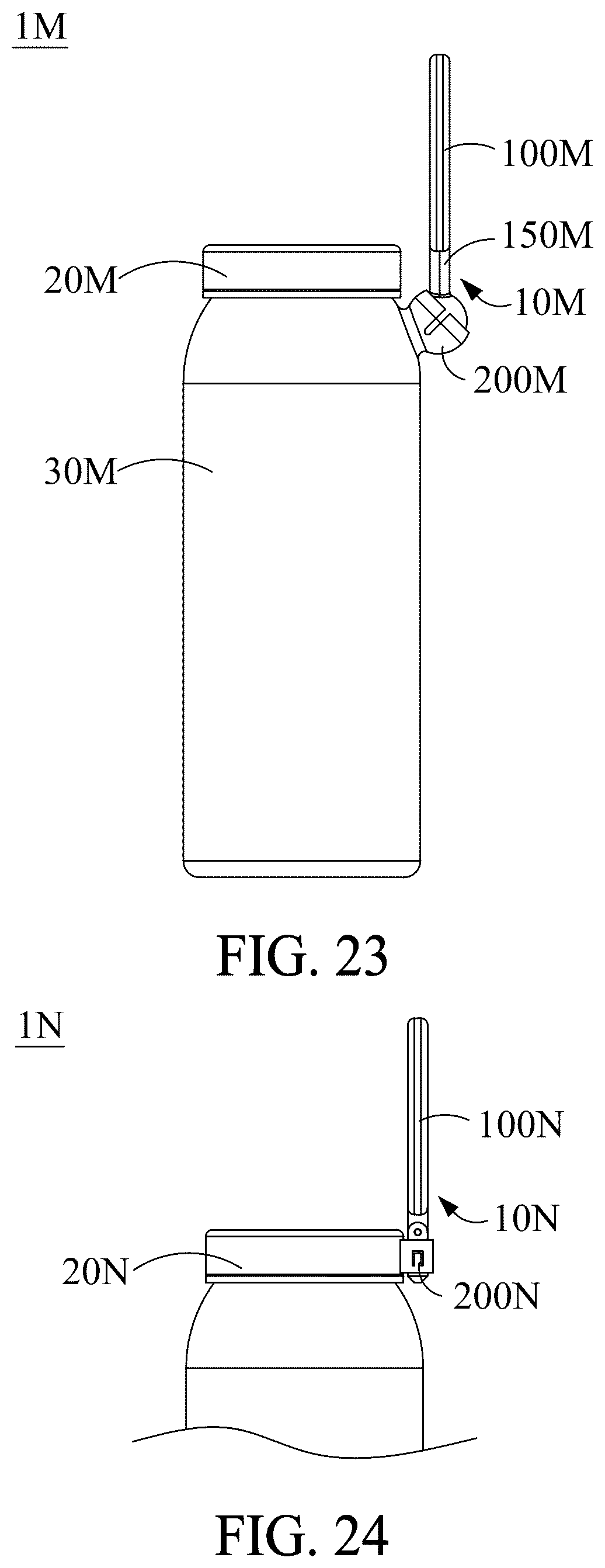 Patent US12556045 Figure 14 – Container and lid and attachment thereof
