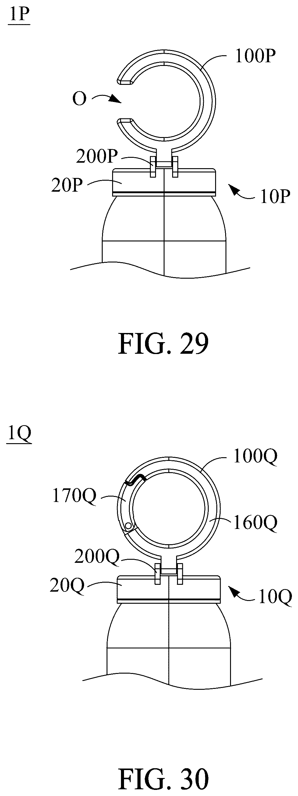 Patent US12556045 Figure 17 – Container and lid and attachment thereof