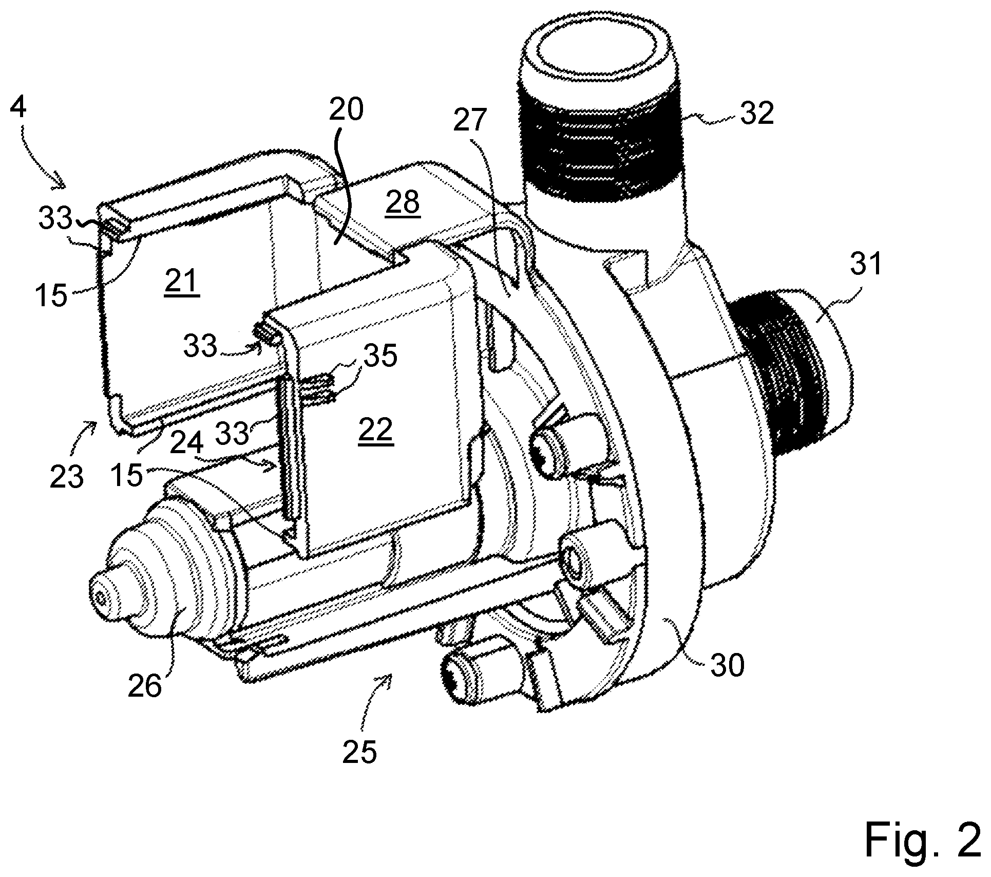 Patent US12556047 Figure 2 – Fireproof cover, fireproof pump assembly and use thereof