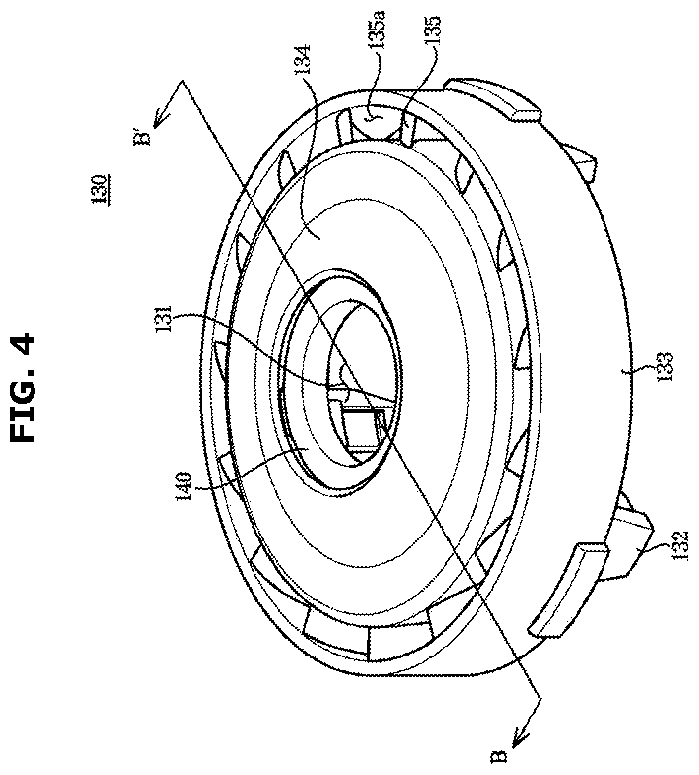 Patent US12556059 Figure 4 – Motor and cleaner having the same