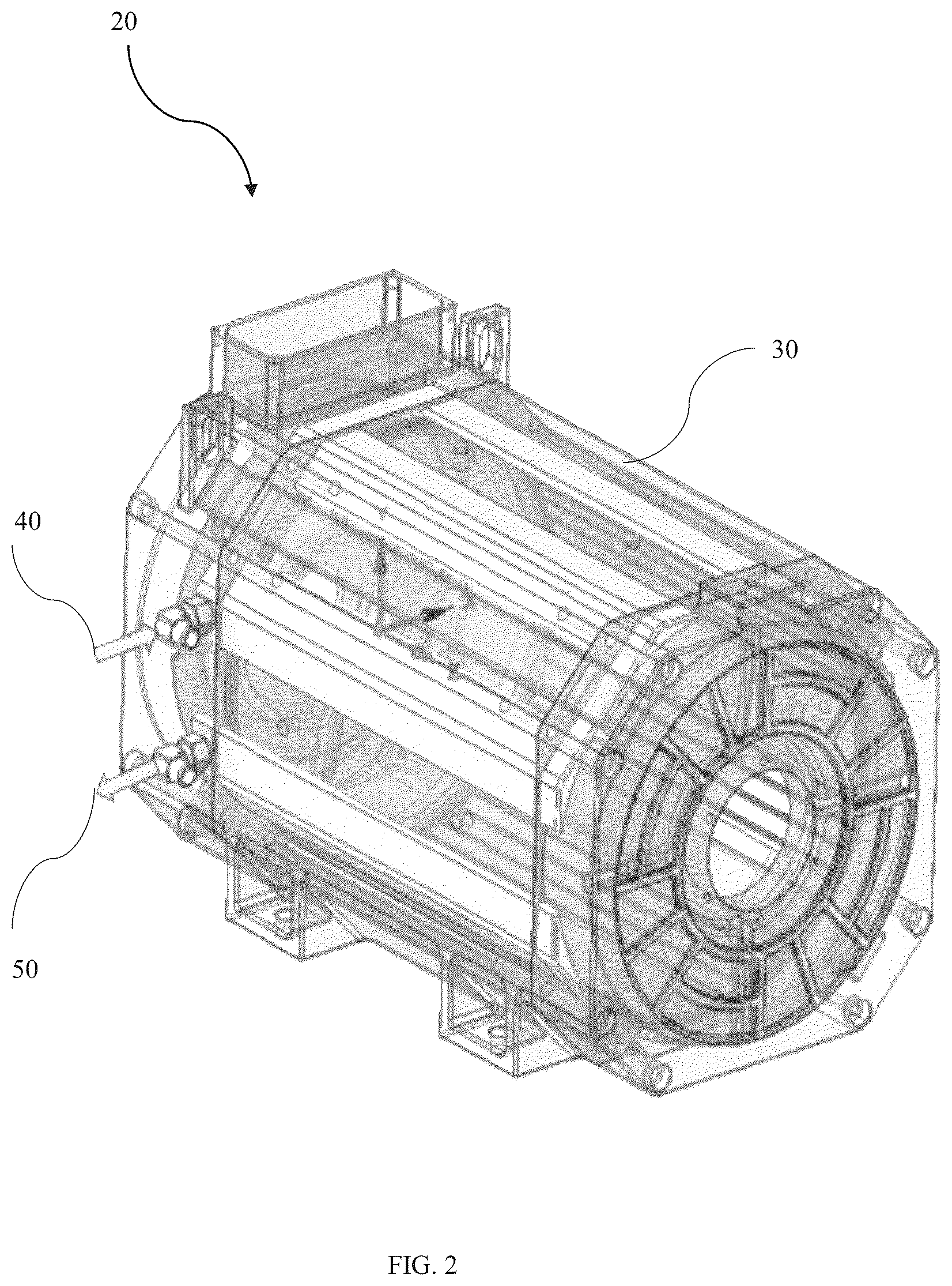 Patent US12556061 Figure 2 – Induction motor cooling system