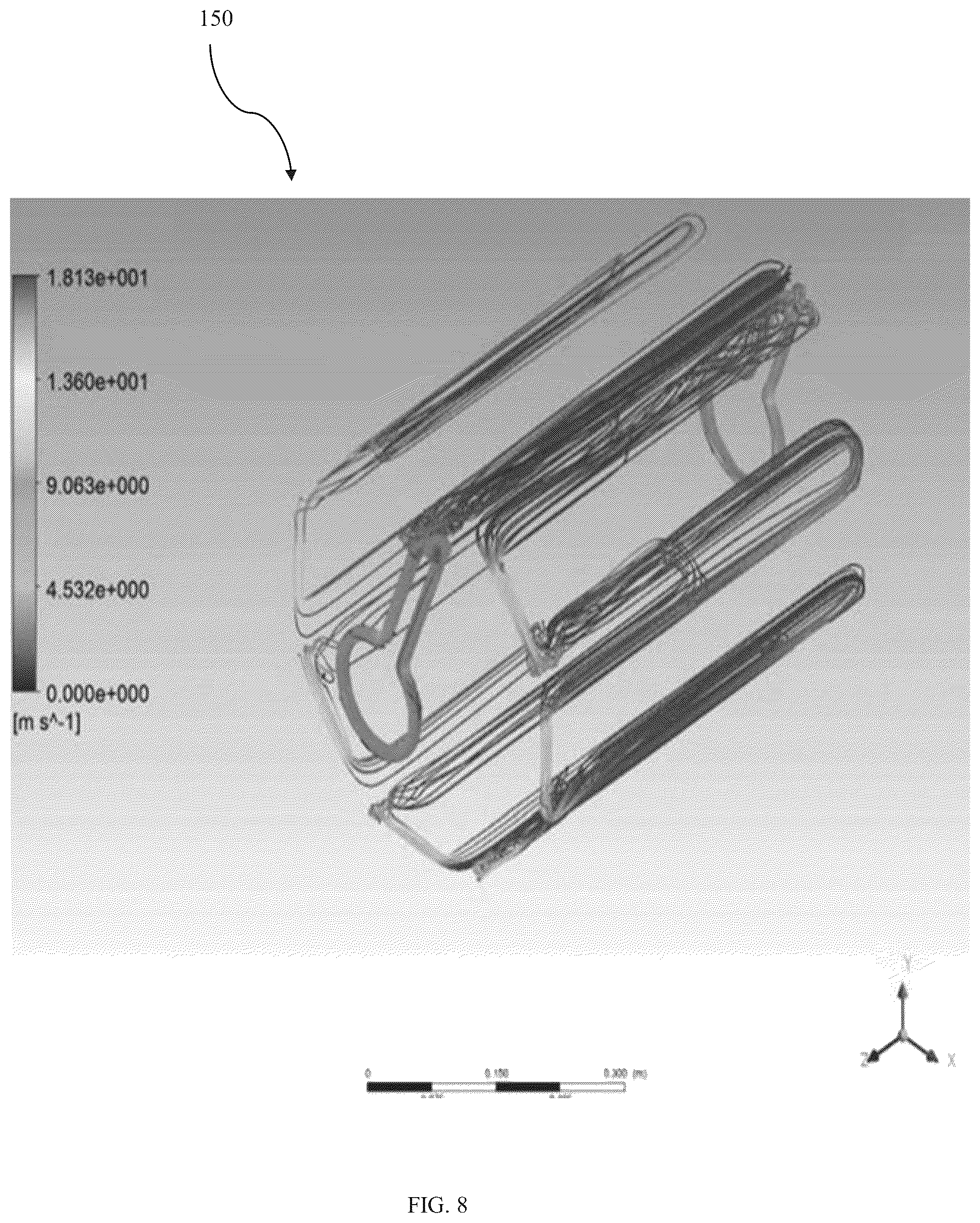 Patent US12556061 Figure 8 – Induction motor cooling system