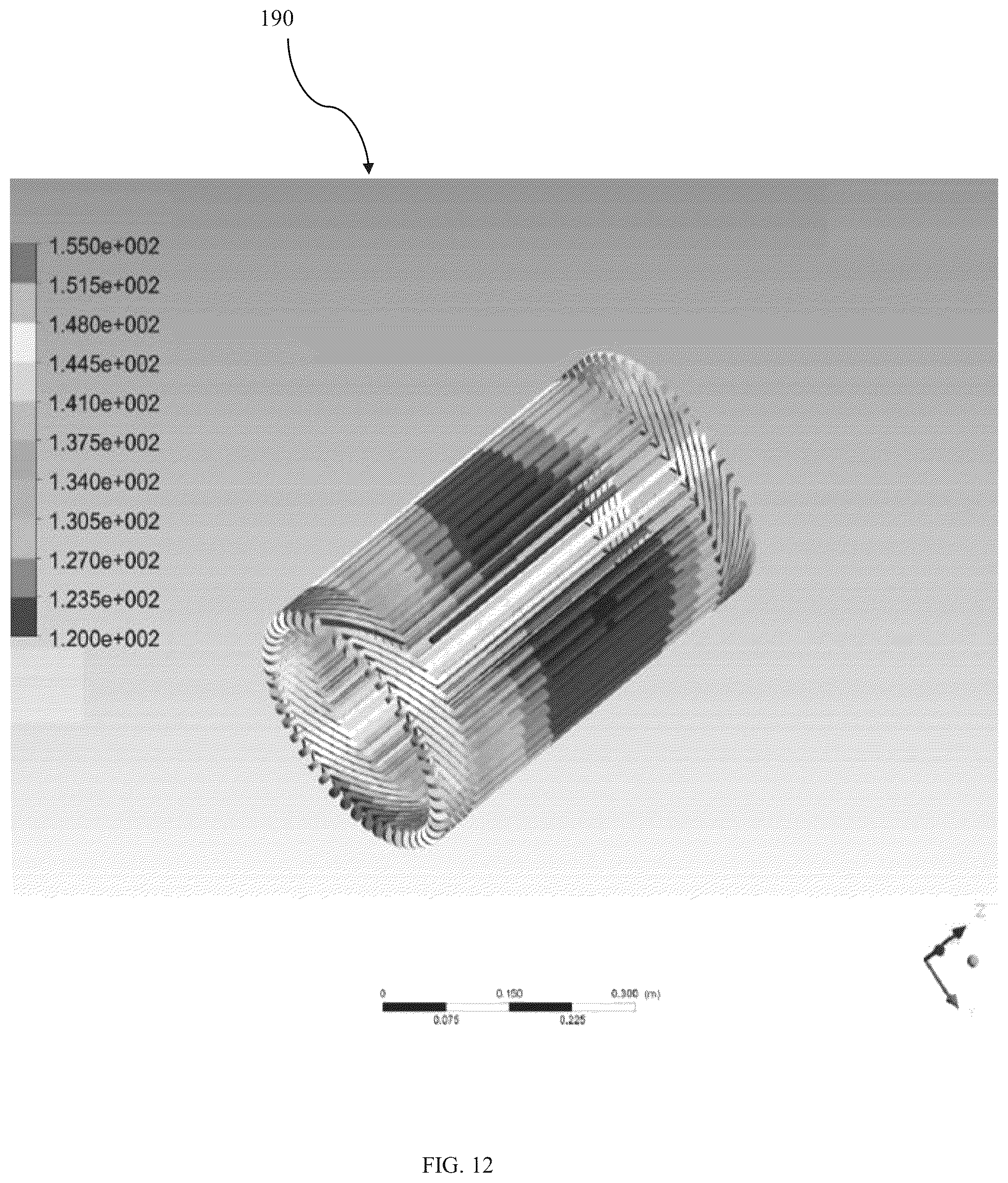 Patent US12556061 Figure 12 – Induction motor cooling system