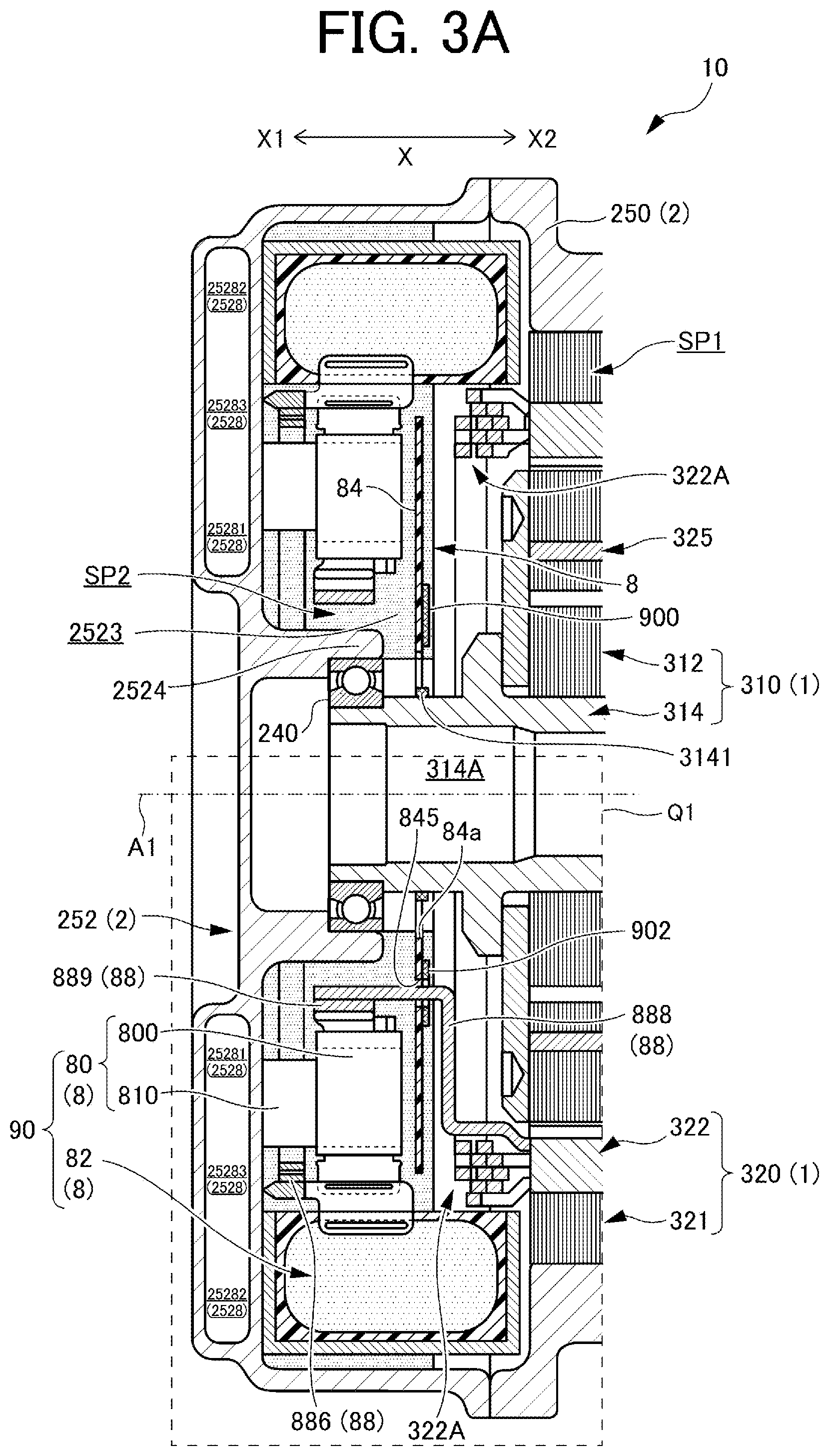 Patent US12556062 Figure 3 – Vehicle drive device